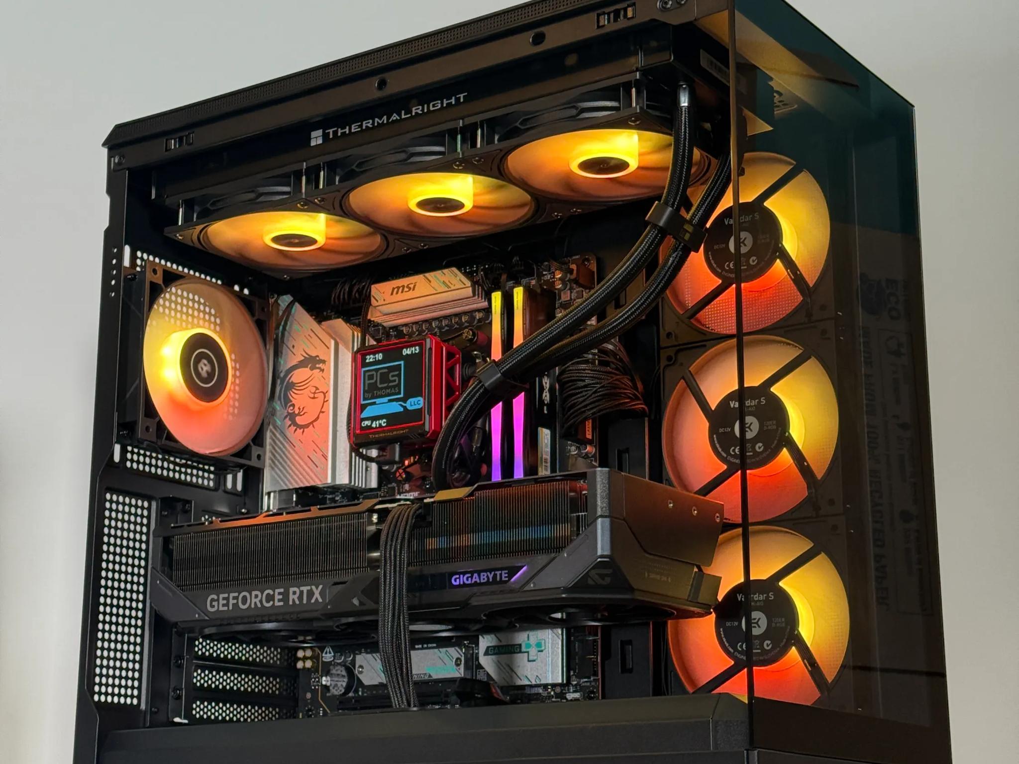 RTX 5090 Flagship Gaming PC Ryzen 9800x3d 64GB DDR5 4TB NVME