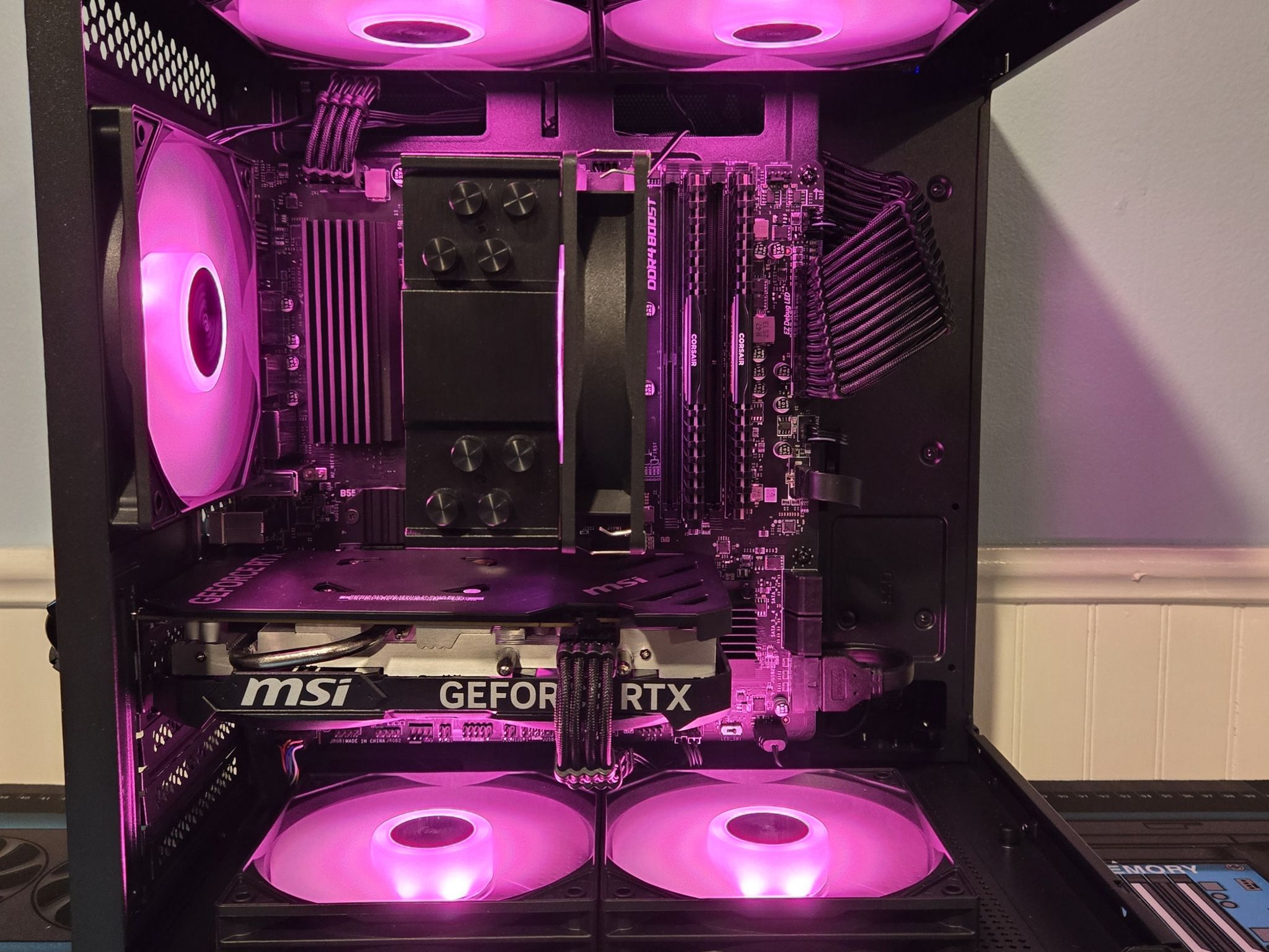 🖥️1080 Gaming PC🖥️ |Ryzen 5 5500|RTX 4060 8GB|32GB DDR4|1TB SSD| Wifi/BT|Win 11 Pro