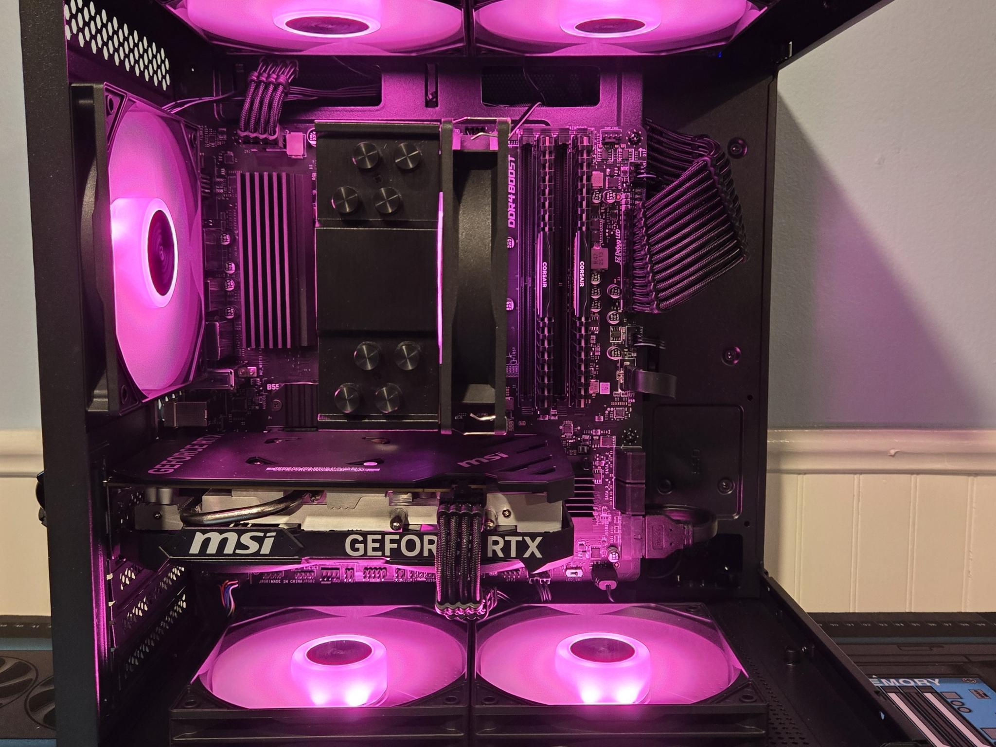 🖥️1080 Gaming PC🖥️ |Ryzen 5 5500|RTX 4060 8GB|32GB DDR4|1TB SSD| Wifi/BT|Win 11 Pro