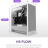 *NIB* NZXT H5 Flow 2024 - Compact ATX Mid-Tower PC Gaming Case - High Airflow - White