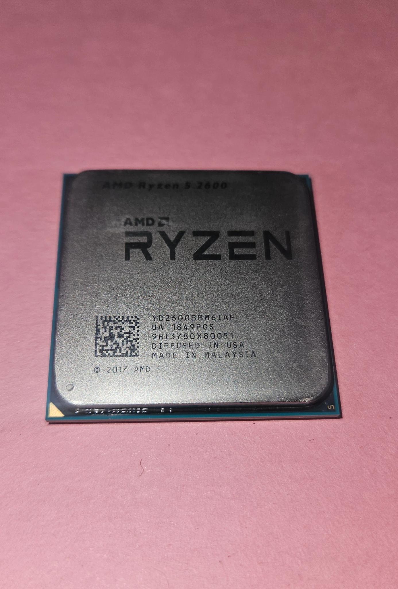 AMD Ryzen 5 2600 Six-Core 3.4-3.9 GHz 65W Socket AM4 CPU Processor