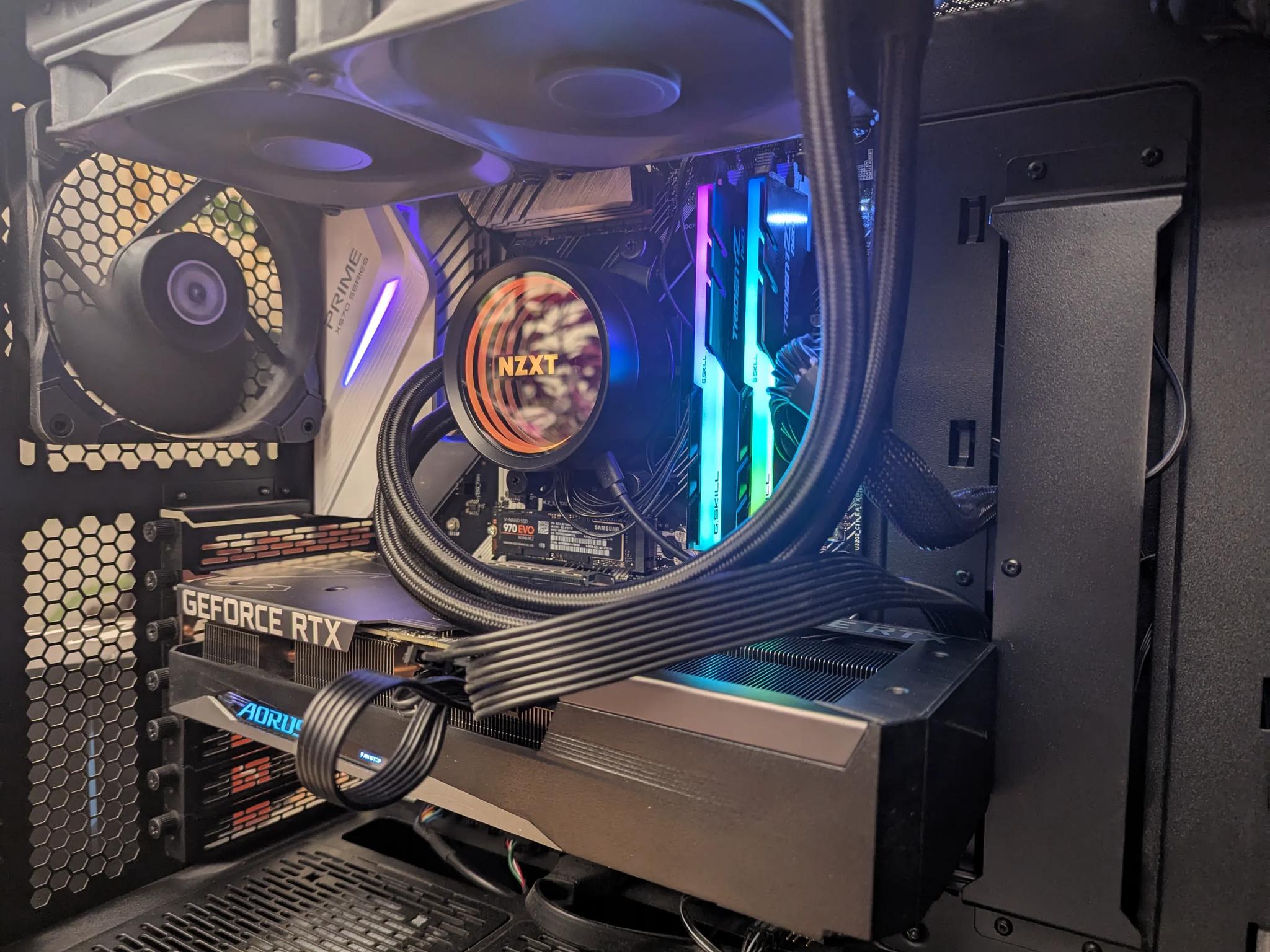 ⚡ Aether – Ryzen 9 3950X | AORUS 3060 Ti | 32GB 3600MHz RGB | 1TB NVMe | Liquid Cooled