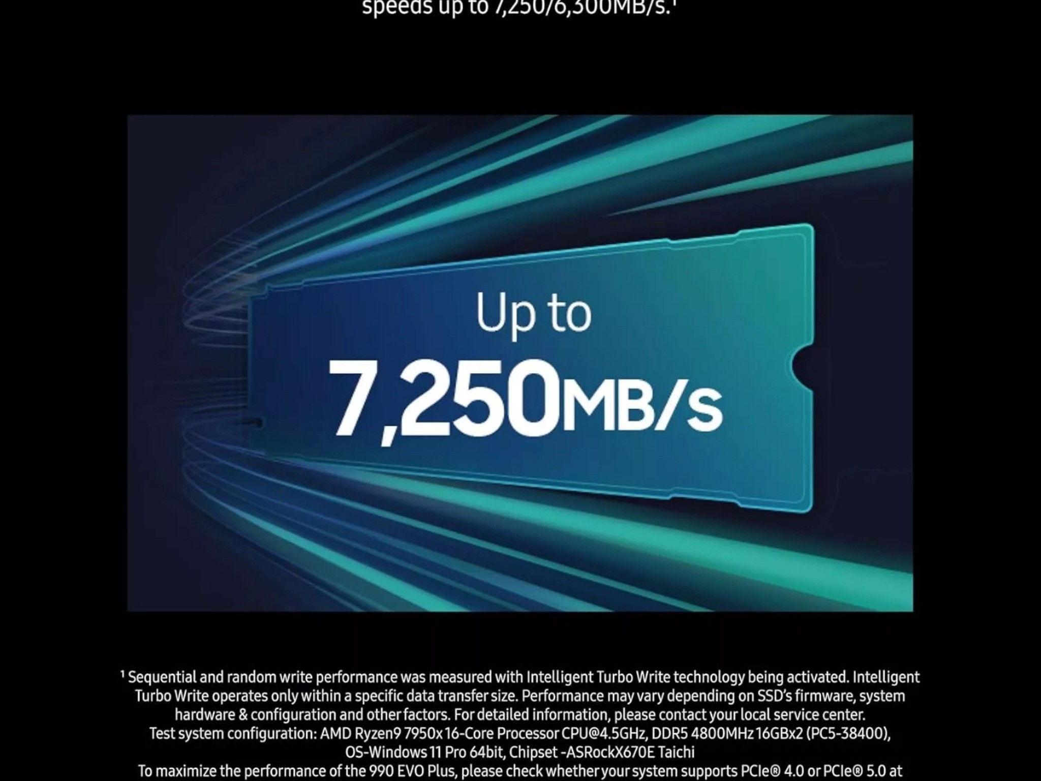 Samsung 990 PLUS 4TB M.2 NVMe Internal SSD - Black (MZ-V9P4T0B/AM)