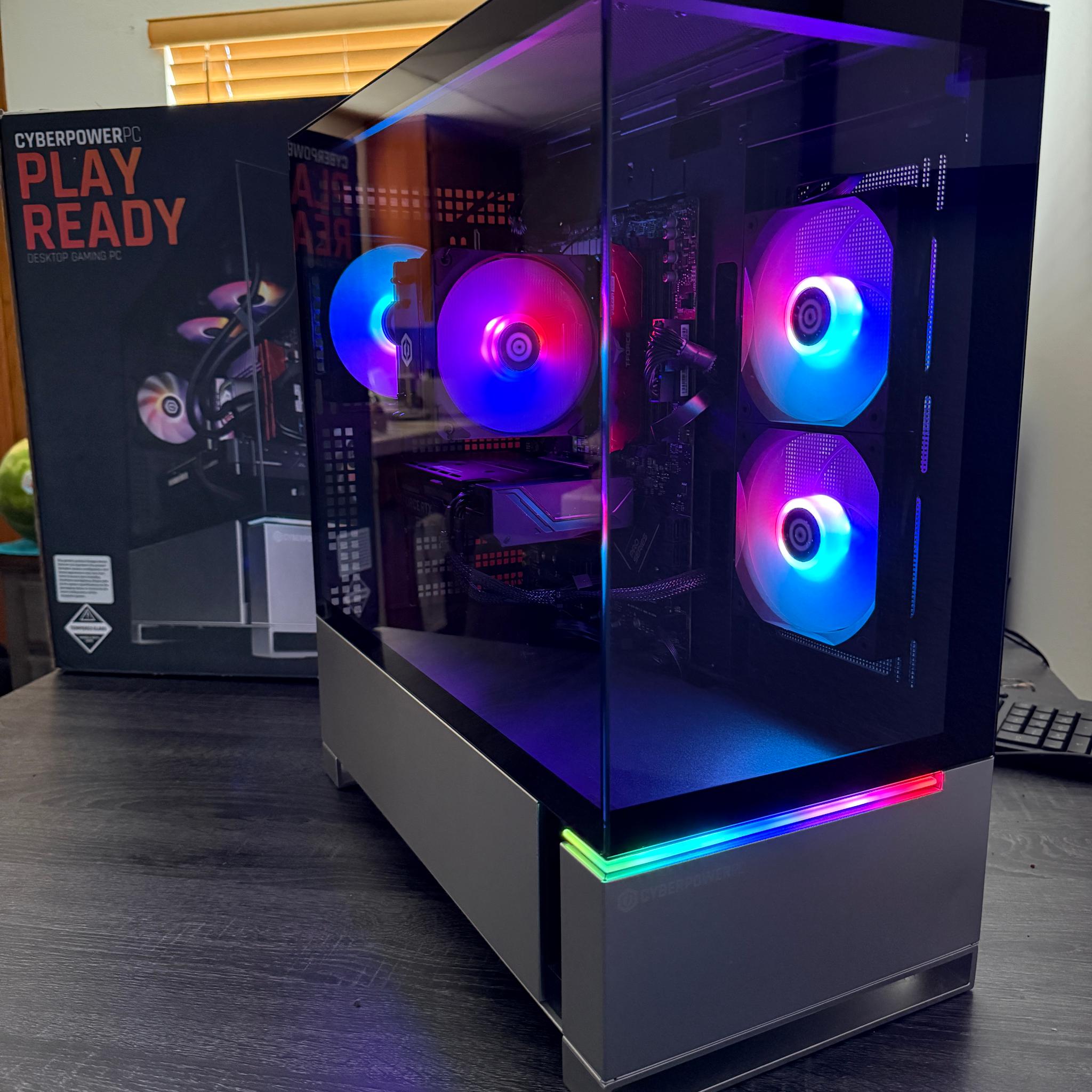Cyberpower PC RTX 4060 Ti 8gb - Ryzen 7 8700F 4.1 GHz 16 gb DDR5 ram