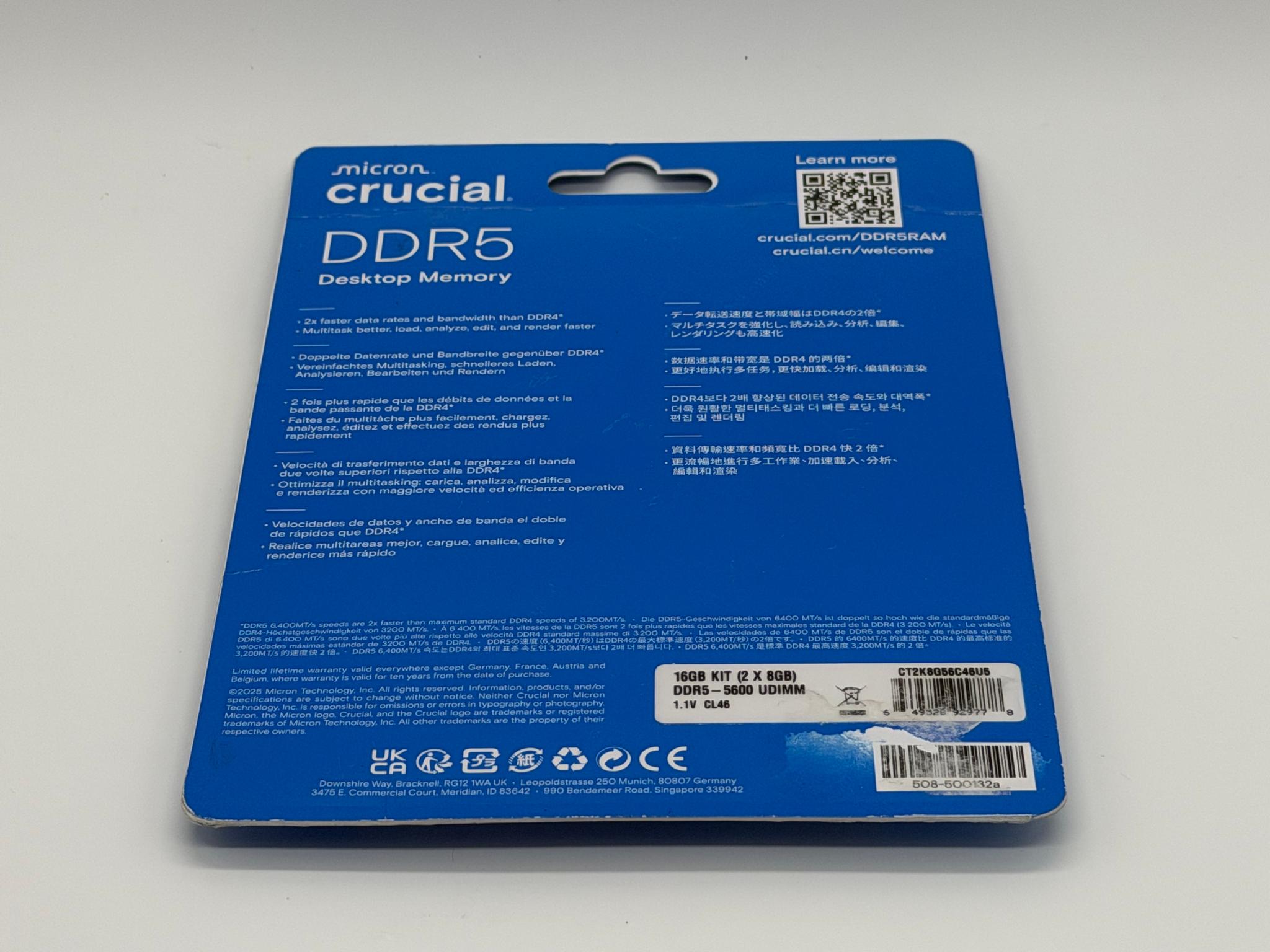 Crucial 16GB DDR5-4800 (2x8GB) - Image 4