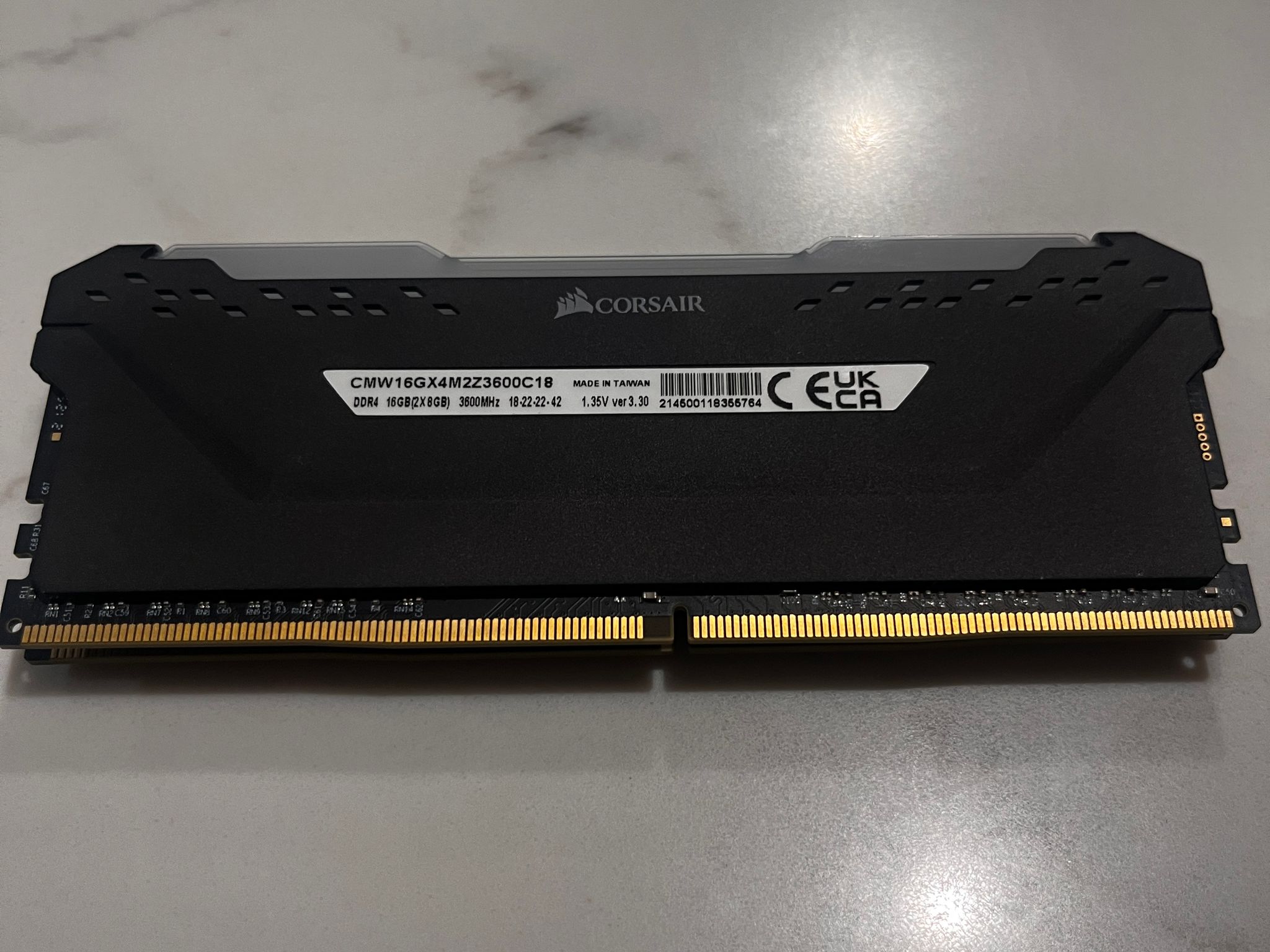 Corsair Vengeance RGB PRO DDR4 RAM 16GB (2x8GB) 3600MHz