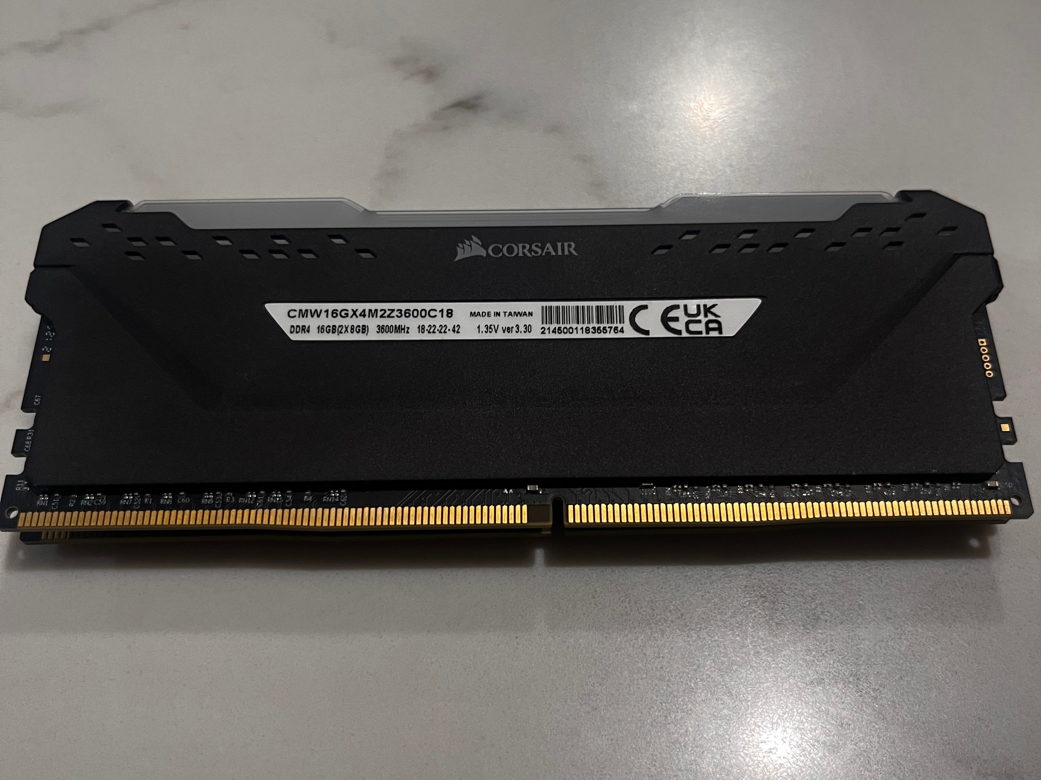 Corsair Vengeance RGB PRO DDR4 RAM 16GB (2x8GB) 3600MHz
