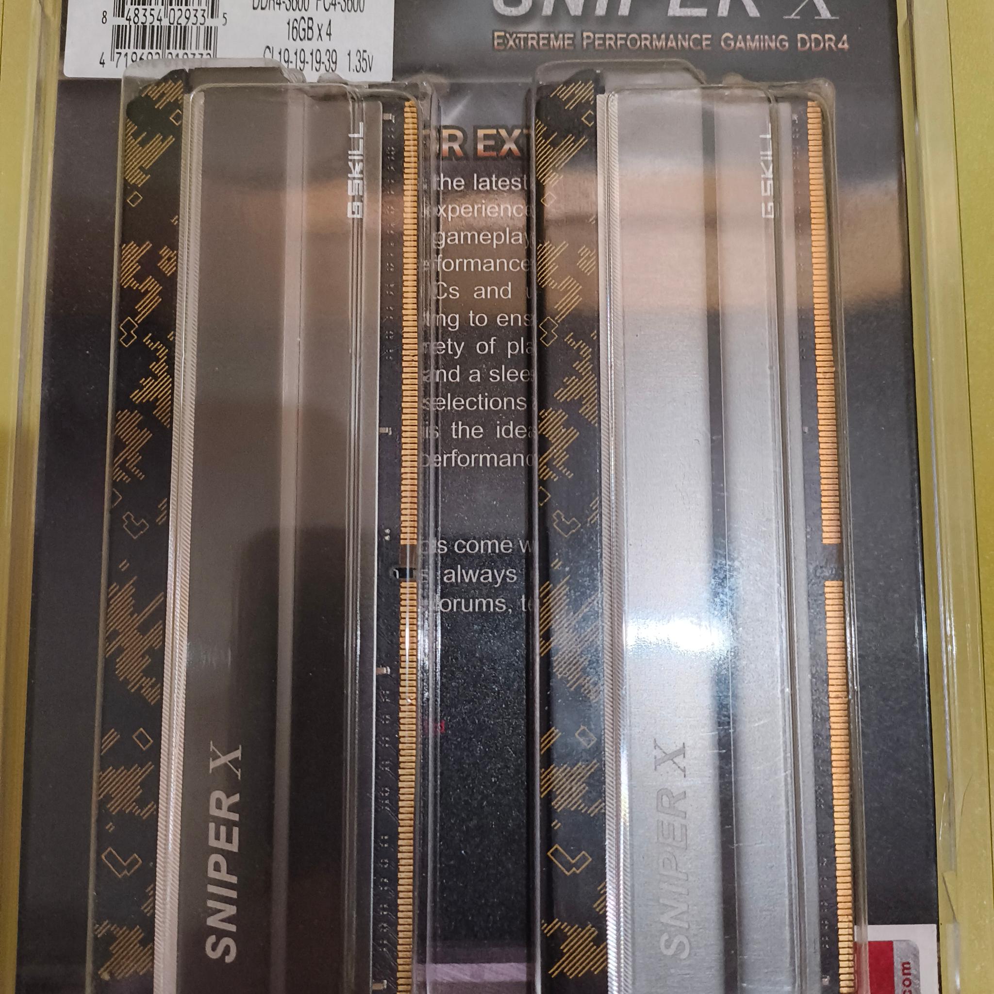 G.Skill Sniper X 64GB DDR4-3600 (4x16GB) Digital Camo