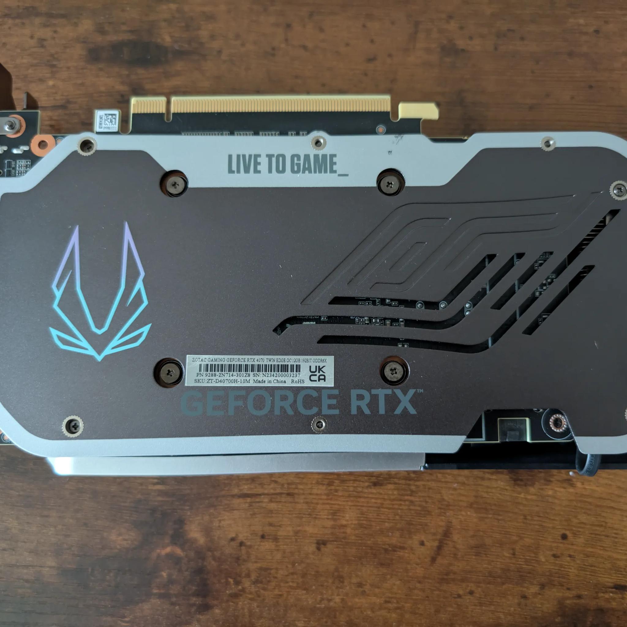 ZOTAC GAMING GeForce RTX 4070 Twin Edge OC