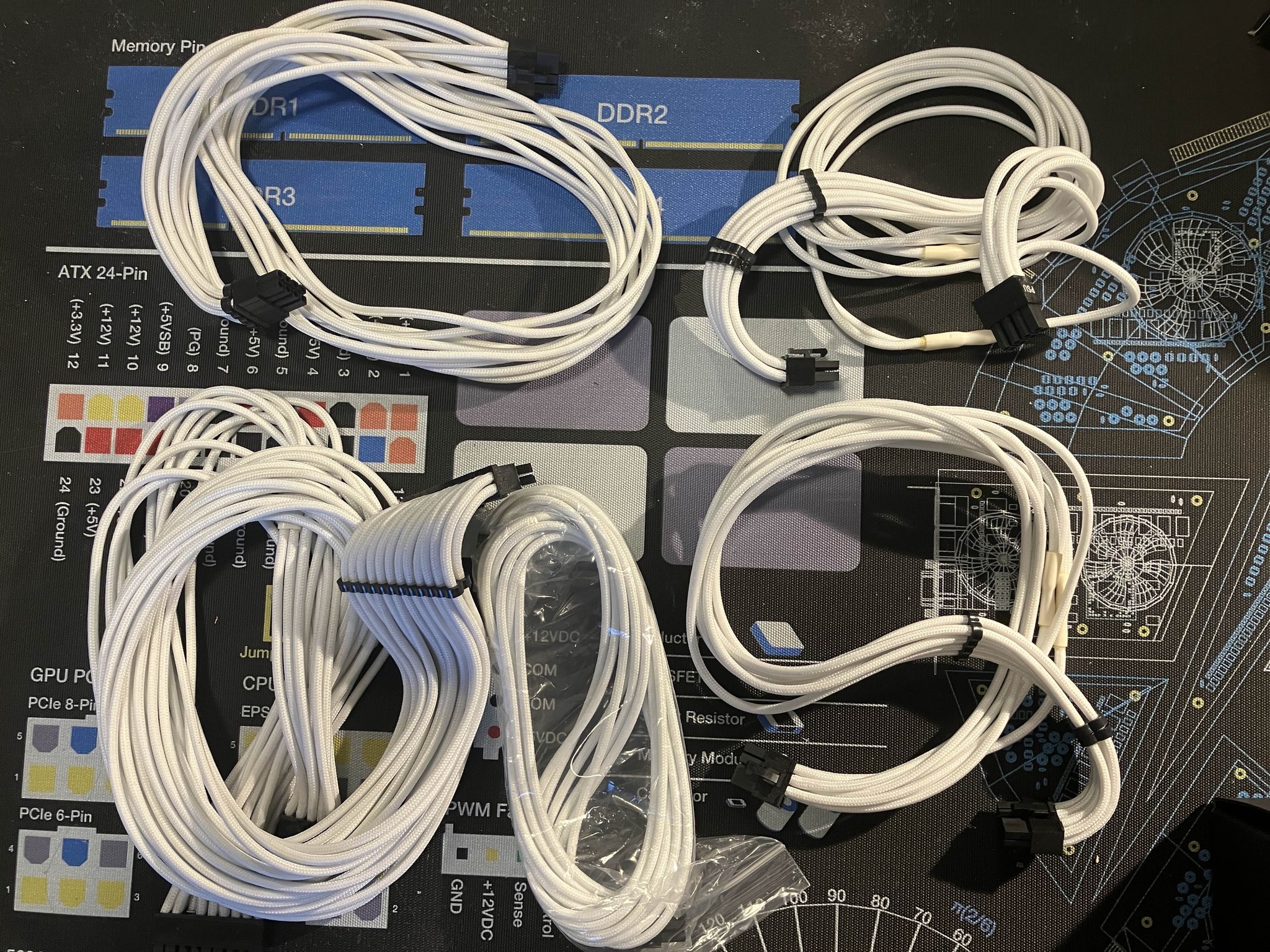 SeaSonic FOCUS Plus 850 Gold W/ CableMod Cables Modular PSU