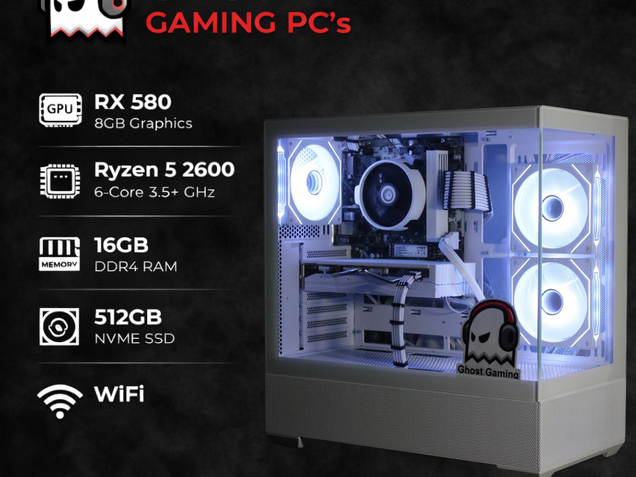 Custom Gaming Pc-Ryzen 5| Rx 580