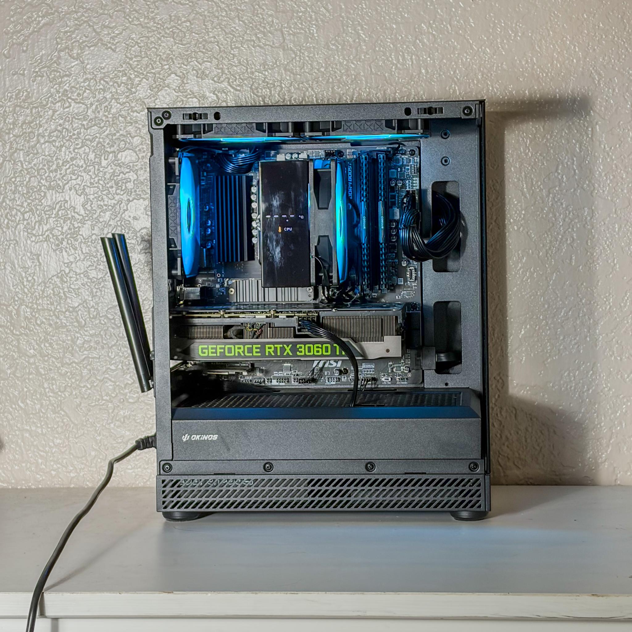 🖤3060 TI PC❤️|Ryzen 5 5500|512GB NVME|16GB DDR4|Windows 11 Home|Wifi and BT|