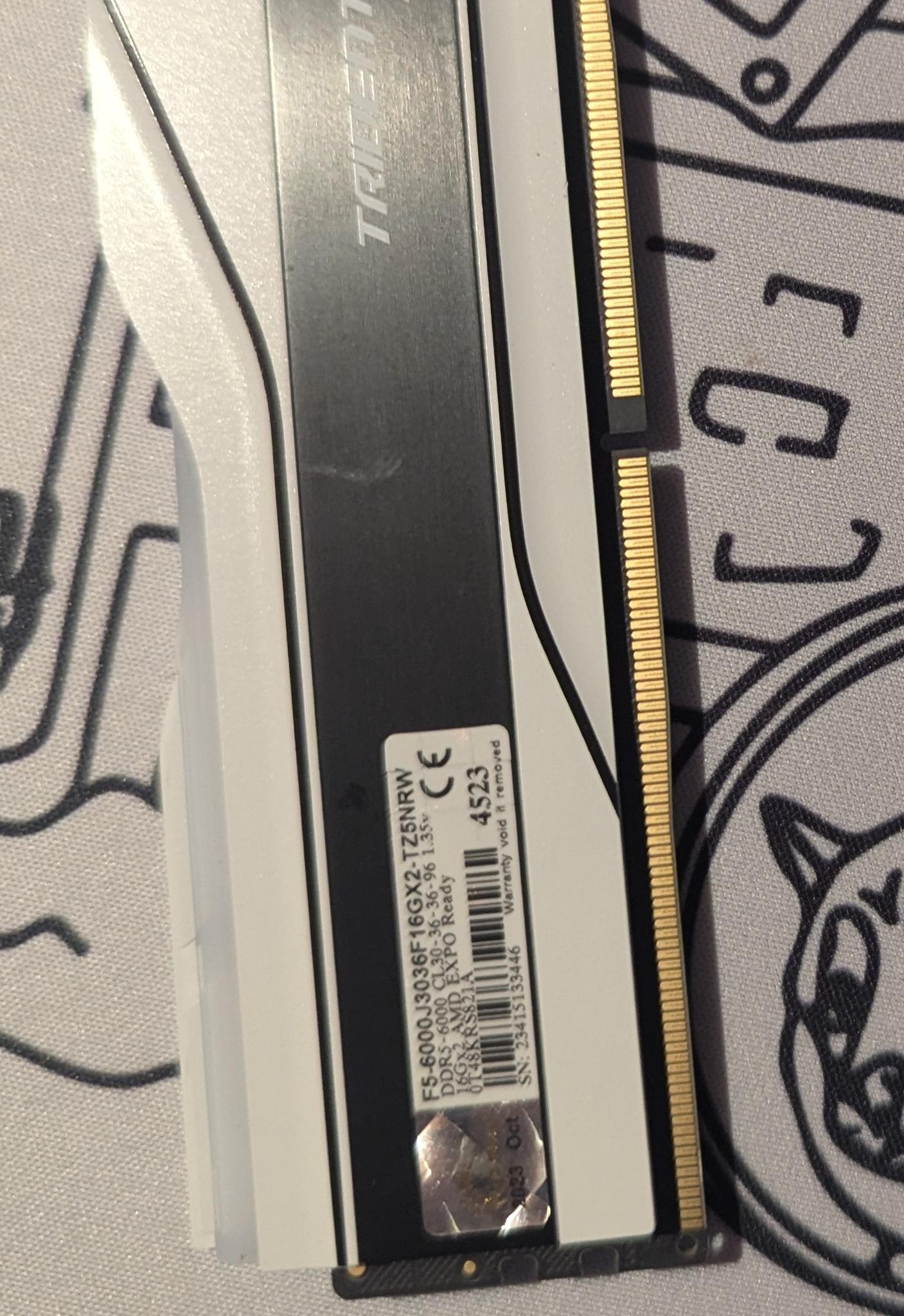 G.Skill Trident Z 32GB(2x16) 6000Mghz