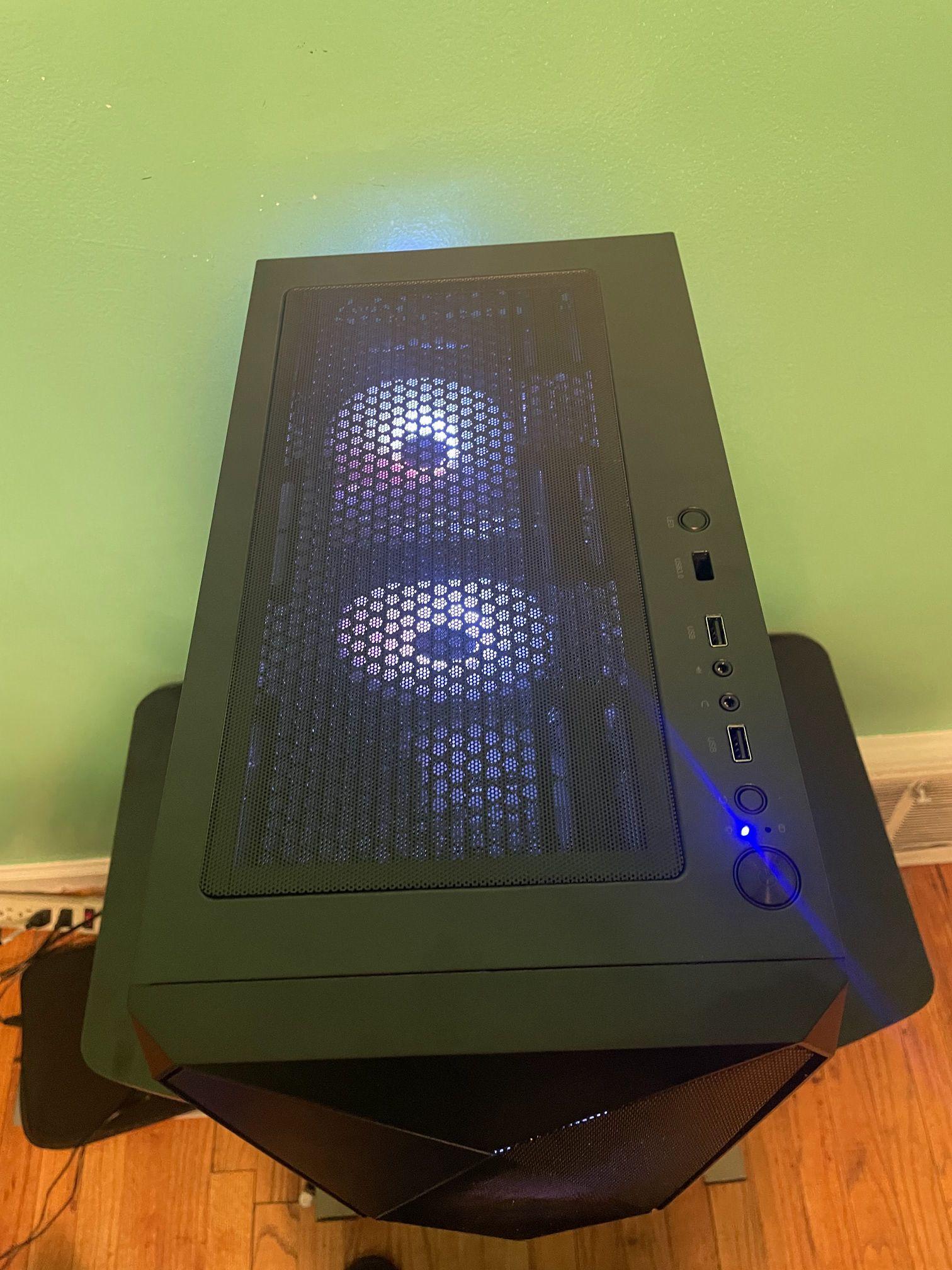 🔥130FPS GTA🔥Black Gaming PC | Intel i7 / AMD RX580 / 8GB / 1.1TB Win 11 Pro + Wi-Fi