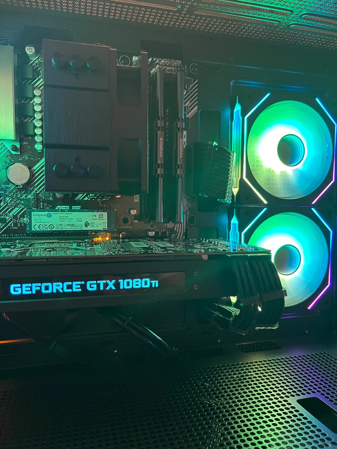 Geforce GTX 1080ti Custom Built Gaming PC with Ryzen 5 3600,1 TB M 
