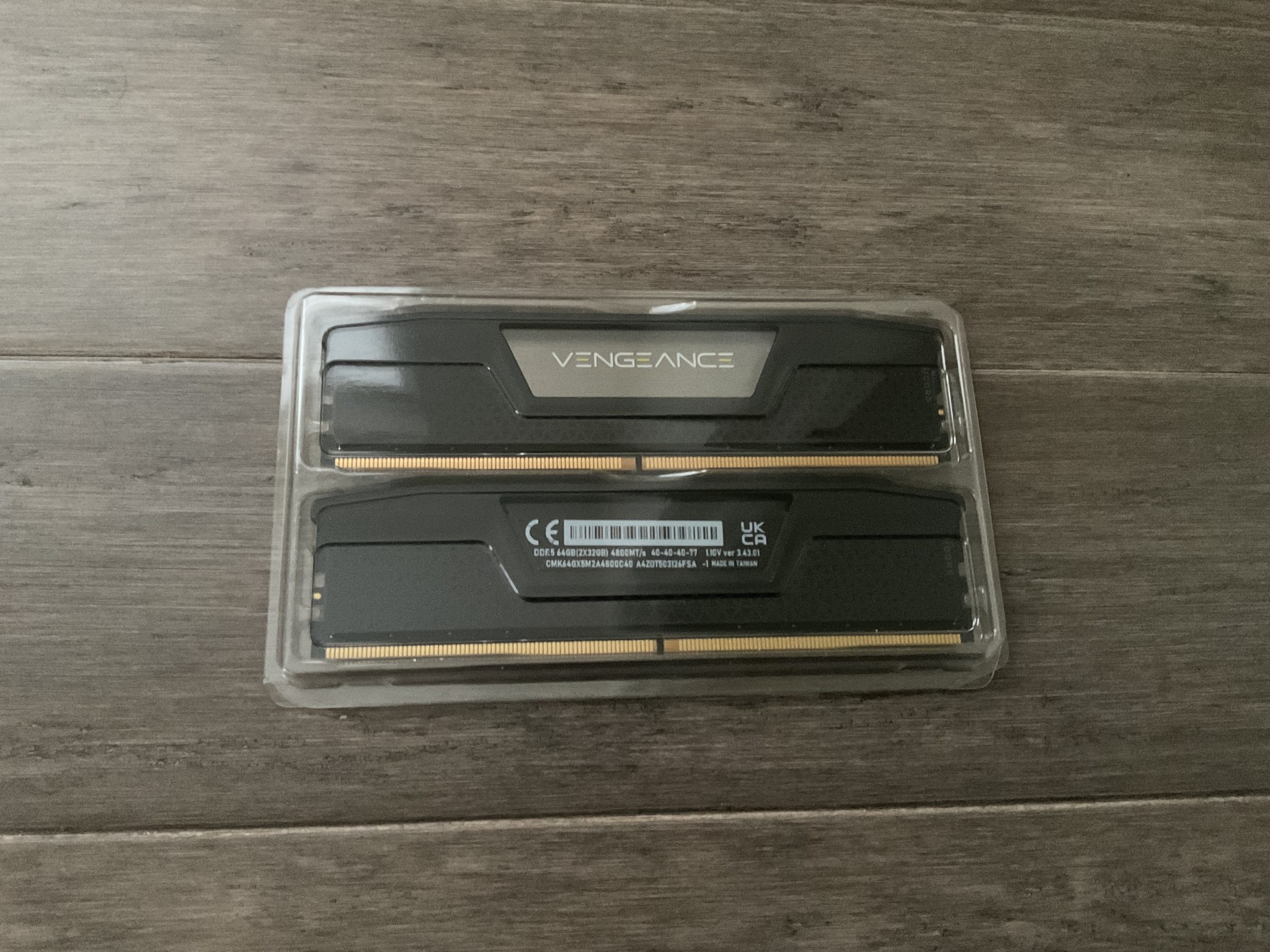 Corsair Vengeance 64GB DDR5-4800 MT/s (2x32GB) CL40 Desktop Ram - Intel XMP - New Open Box