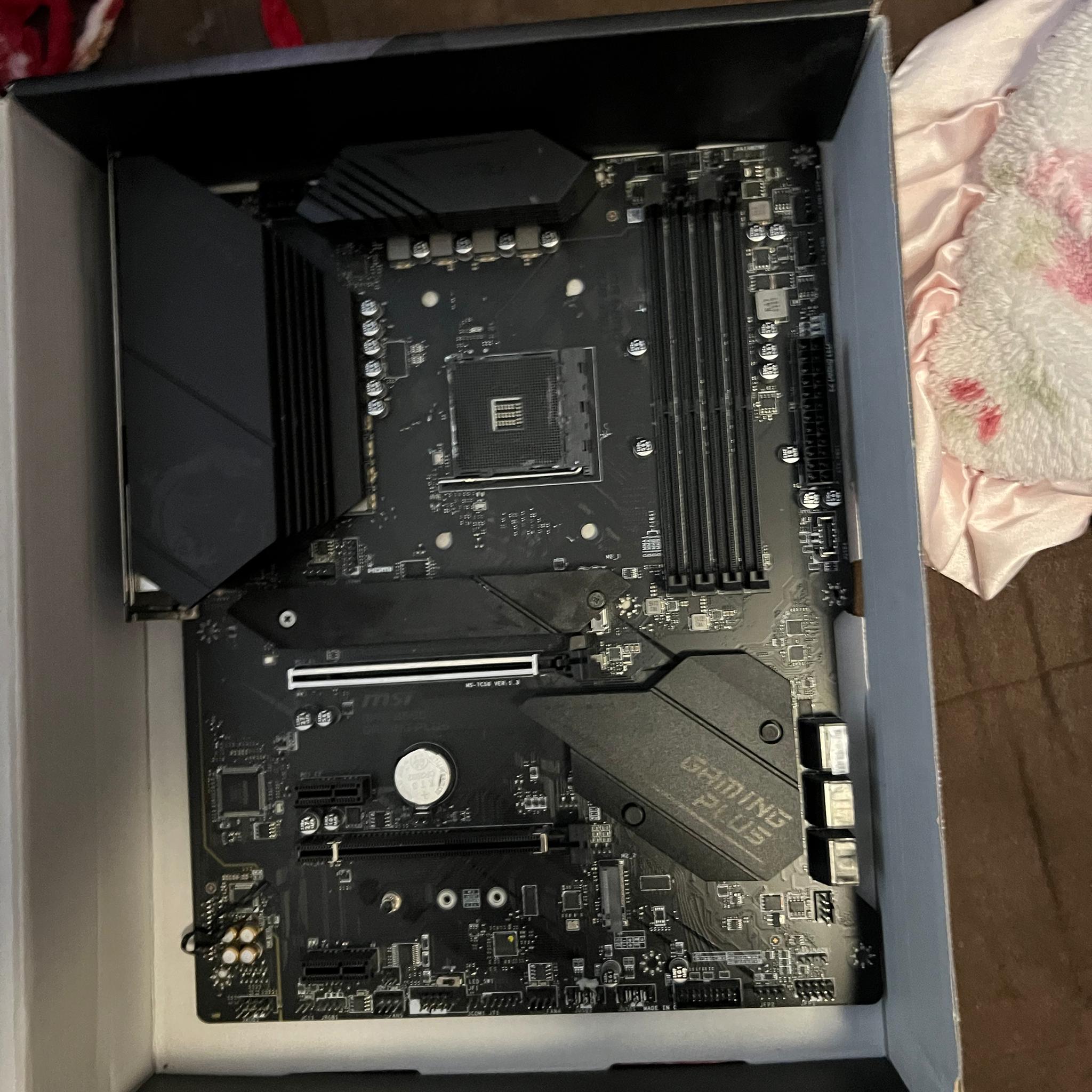 Perfect condition MSI B550 Gaming Plus motherboard