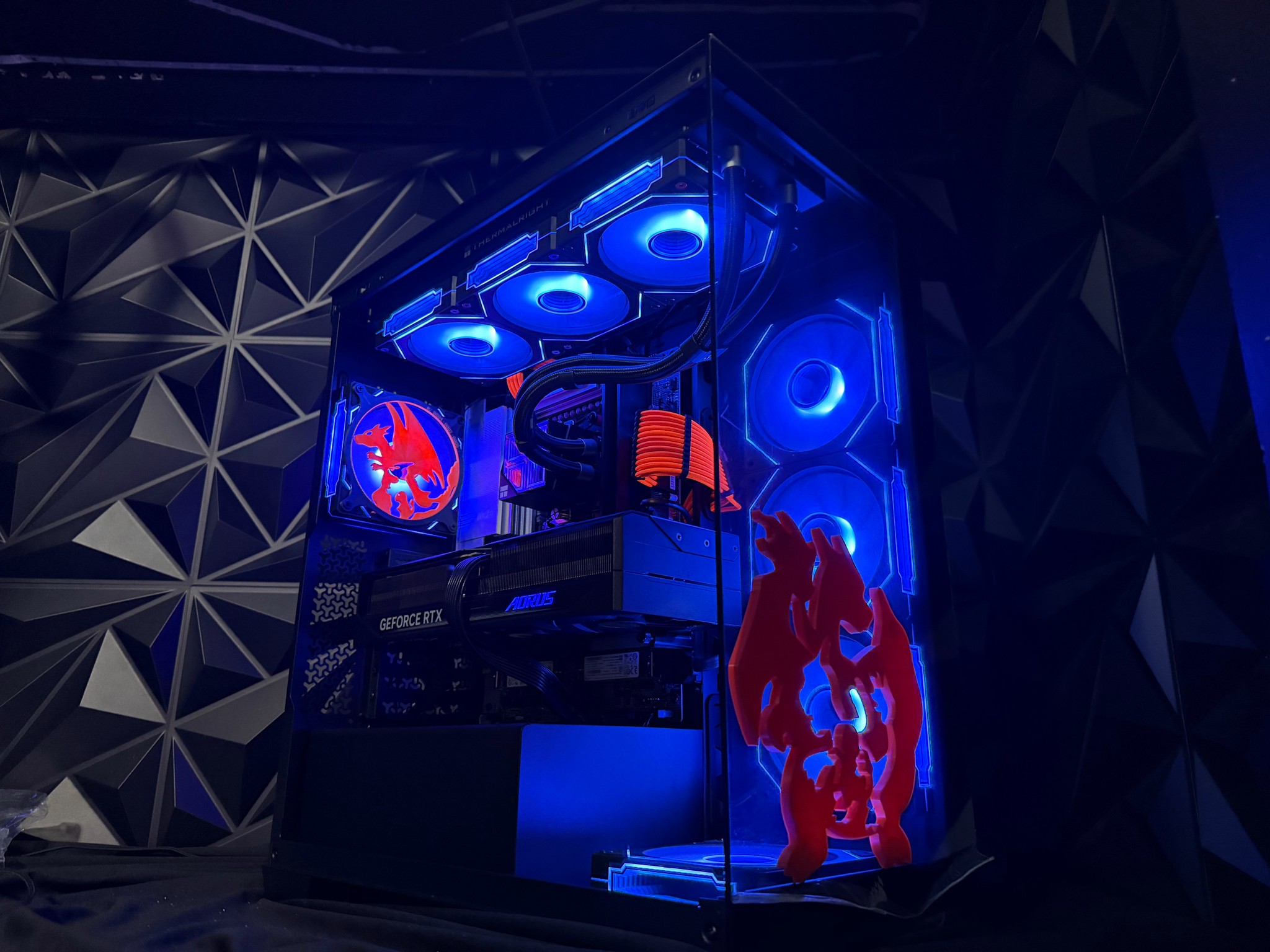 🔥🧡 PRIZM ZARD🧡🔥  Ryzen 9 7900X| RTX 5070| 32 GB DDR5| 2.5 TB NVMe| 850W PSU