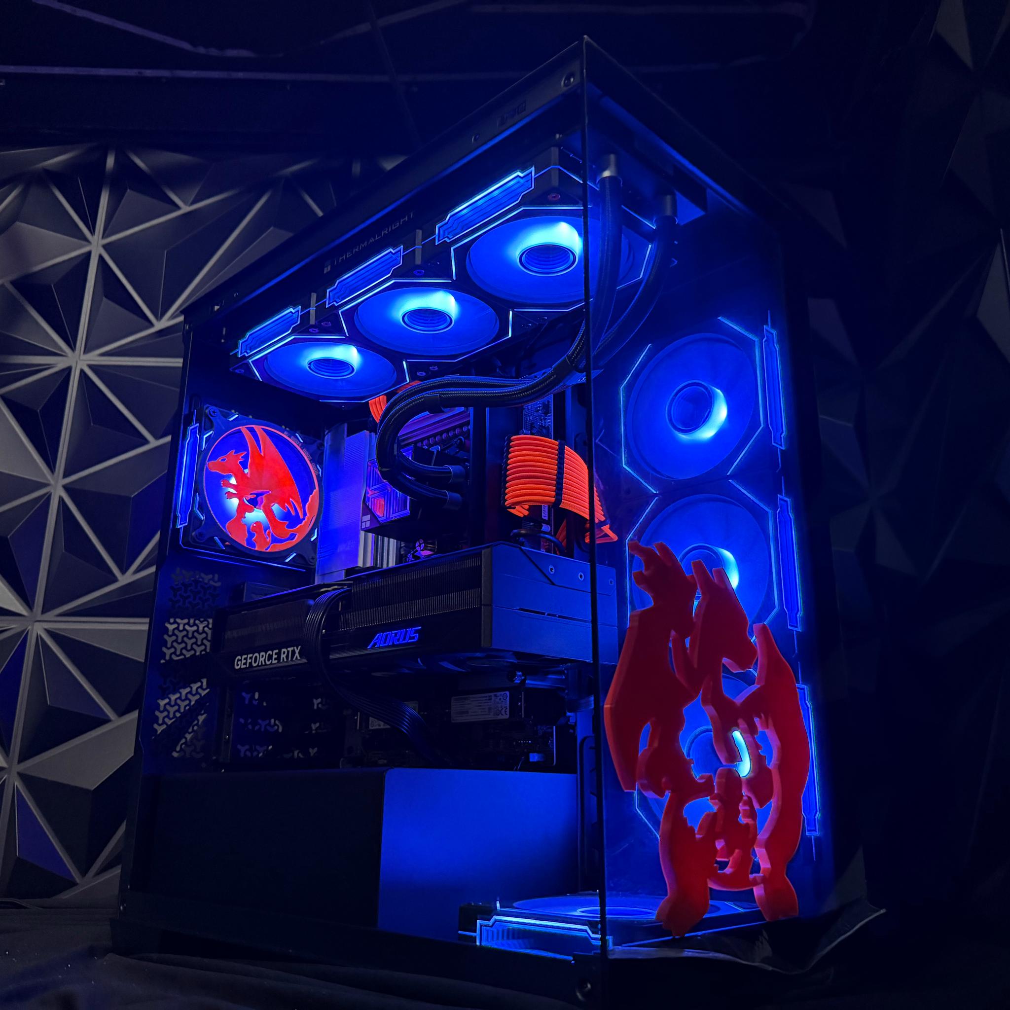 🔥🧡 PRIZM ZARD🧡🔥  Ryzen 9 7900X| RTX 5070| 32 GB DDR5| 2.5 TB NVMe| 850W PSU