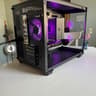 Black Gaming PC - 5060 8GB  - Ryzen 5 5600G  - 16GBs ram - 512GB Nvme