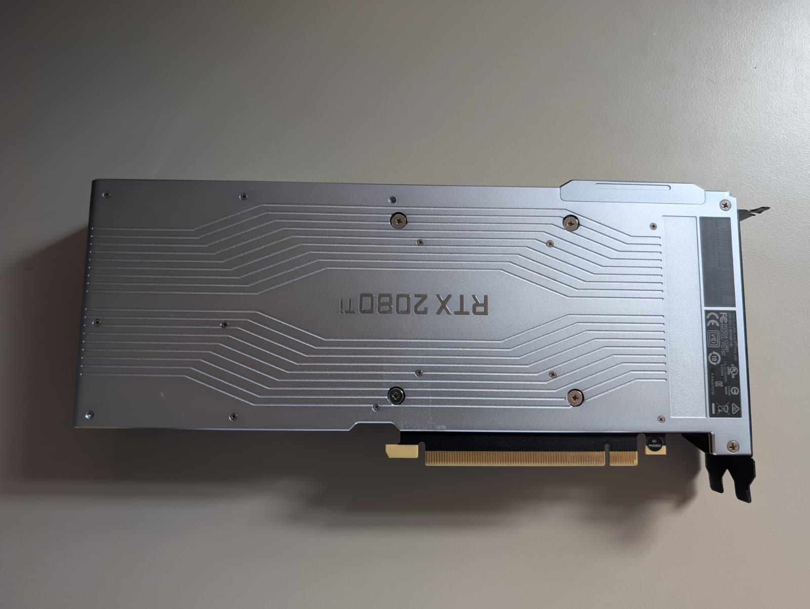 NVIDIA RTX 2080 Ti Founders Edition – 11GB GDDR6 – Great Condition