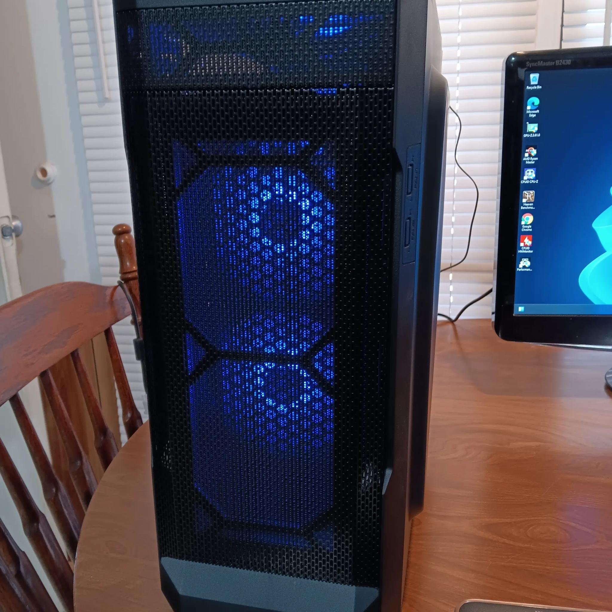 Custom Gaming PC Ryzen 7 RTX 3060 12GB 32GB RAM 3.5TB Digital Storage