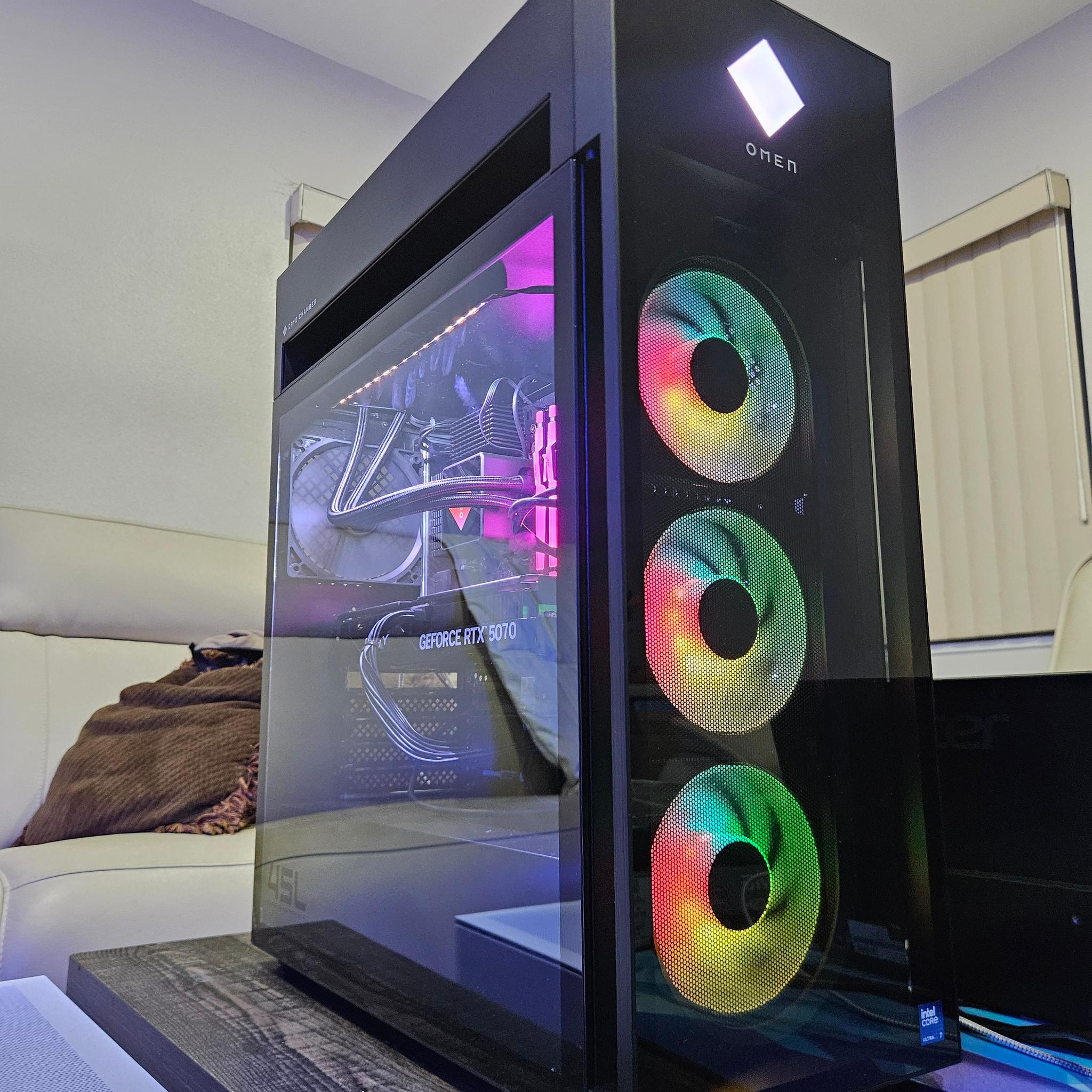 HP Omen 45L • RTX 5070 • Intel Core Ultra 5 250K • 1TB M.2 • DDR5 • Win 11 Pro • 360MM AIO
