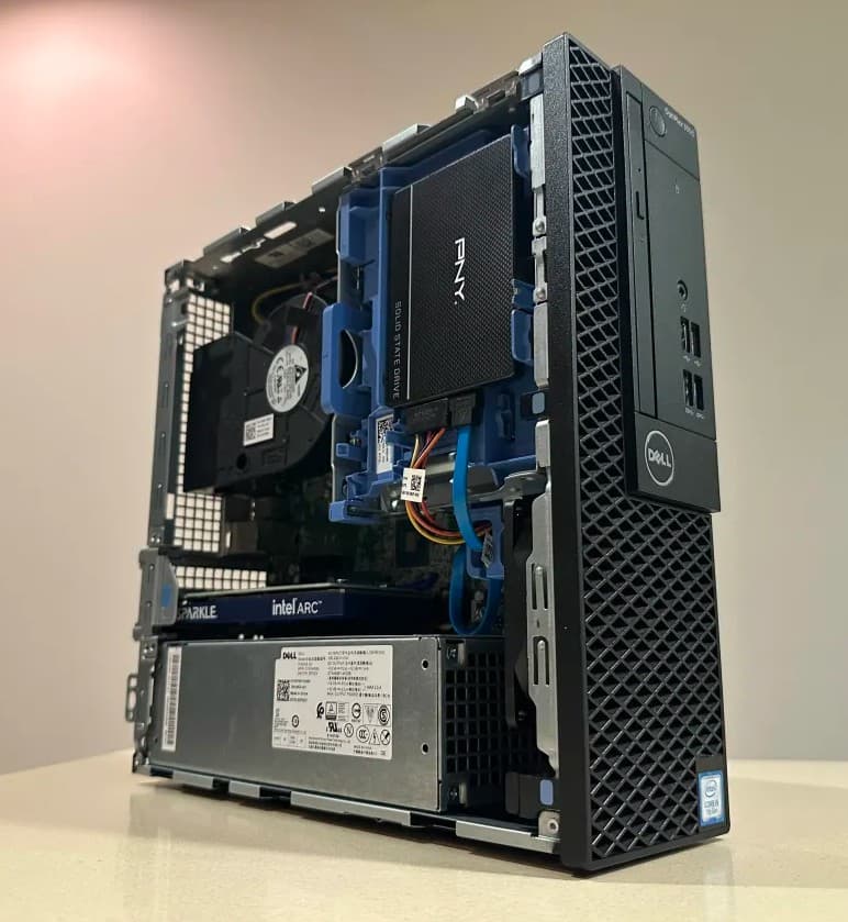 Starter Gaming PC – Intel Core i5-7500 | Sparkle Intel Arc A310 LP | 16GB RAM | 1TB SSD | Win11