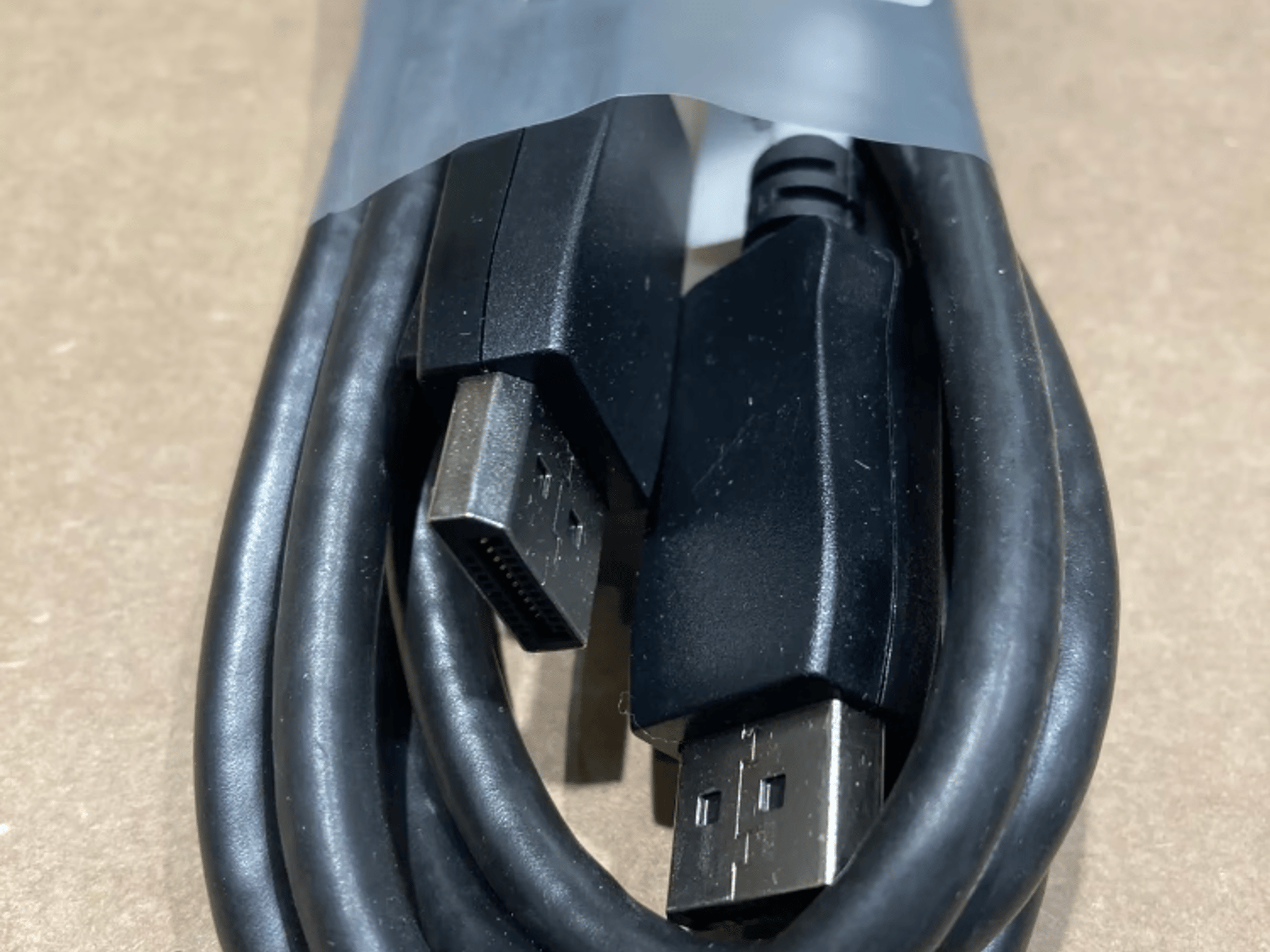 2X Display Port Cable 6ft