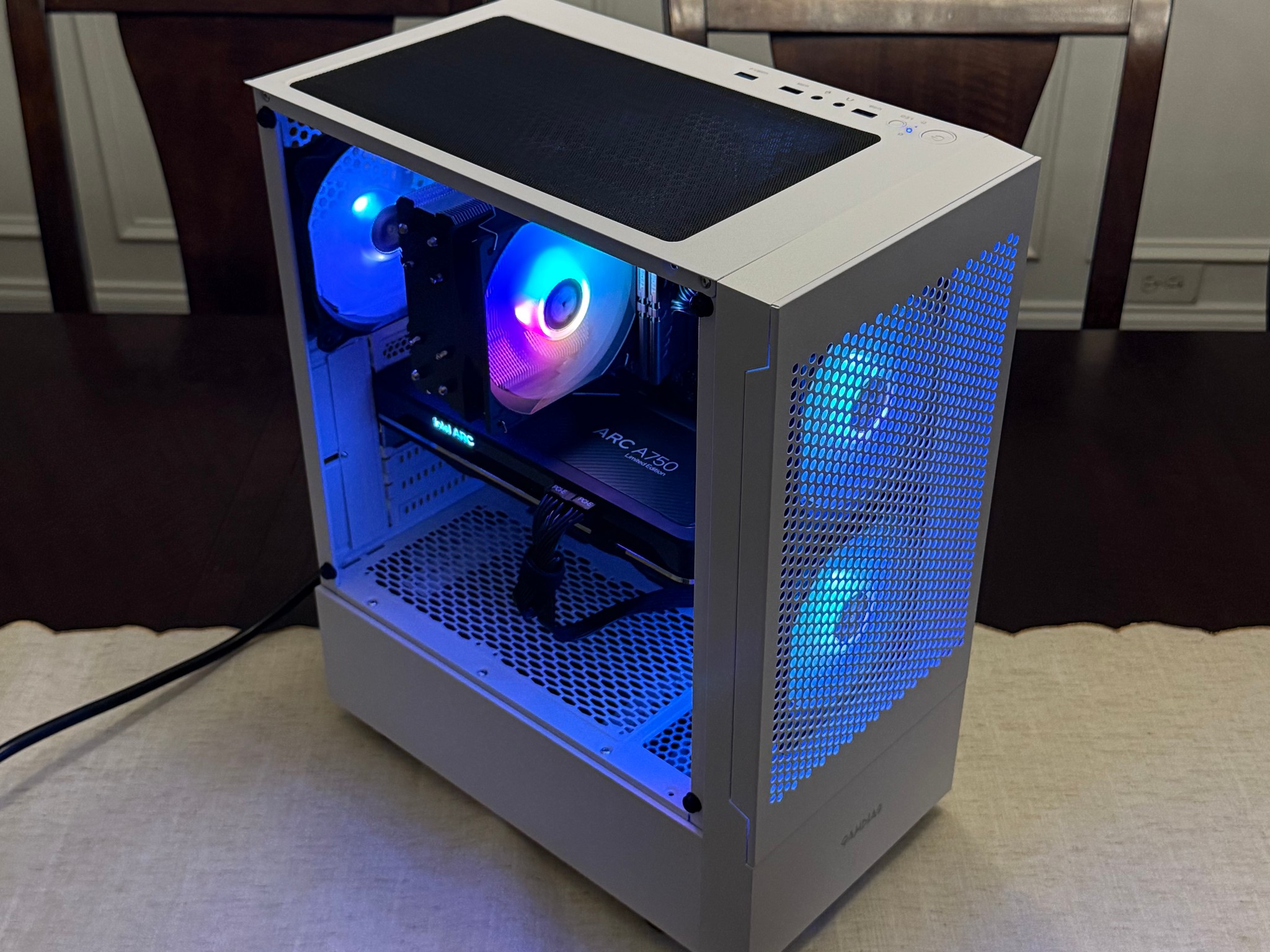 Intel ARC A750 8GB | Ryzen 5 5600G | 32GB DDR4 | 1TB NVMe | Win11 | WiFi | 1080P Gaming PC