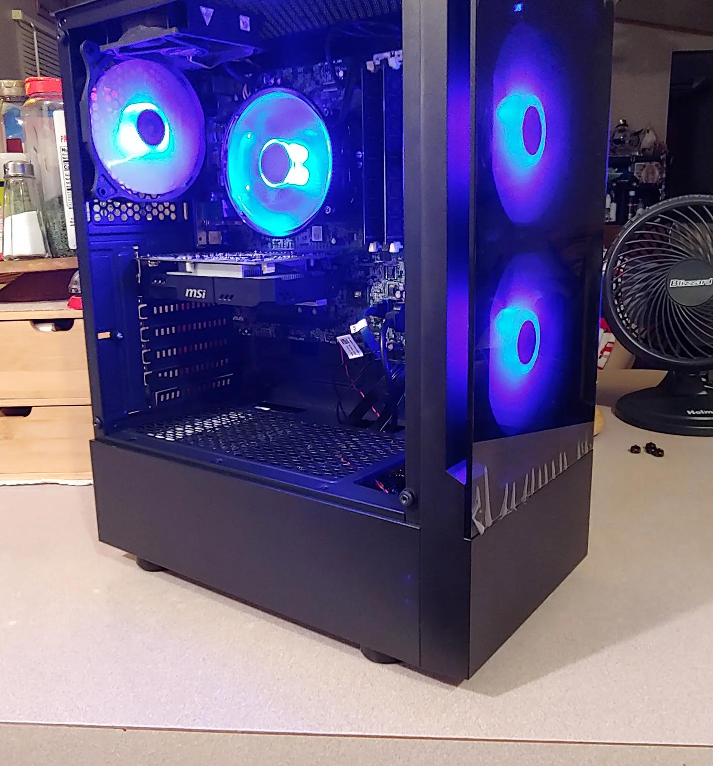 RGB BUDGET STARTER GAMING PC|MSI RADEON RX 560