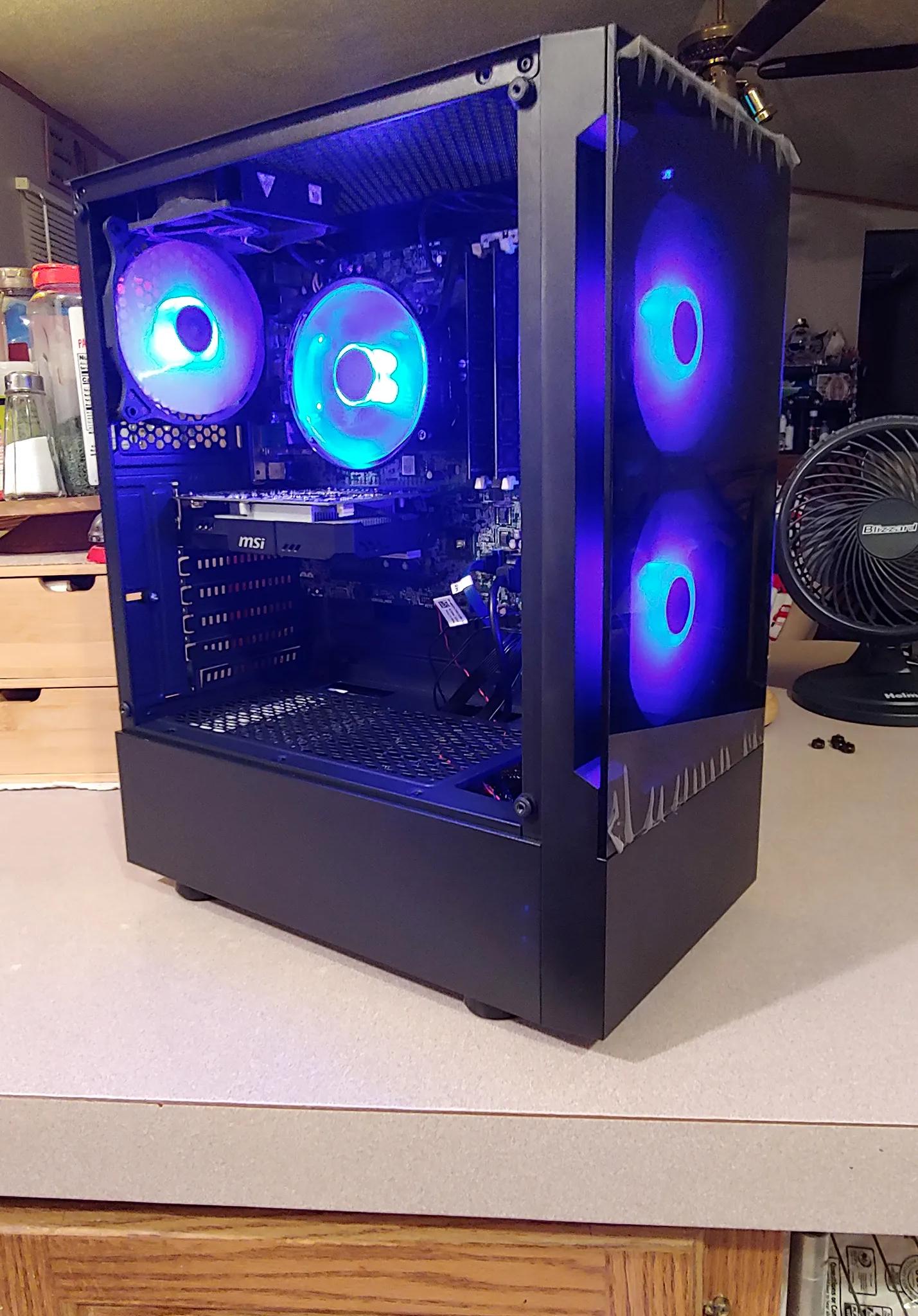 RGB BUDGET STARTER GAMING PC|MSI RADEON RX 560