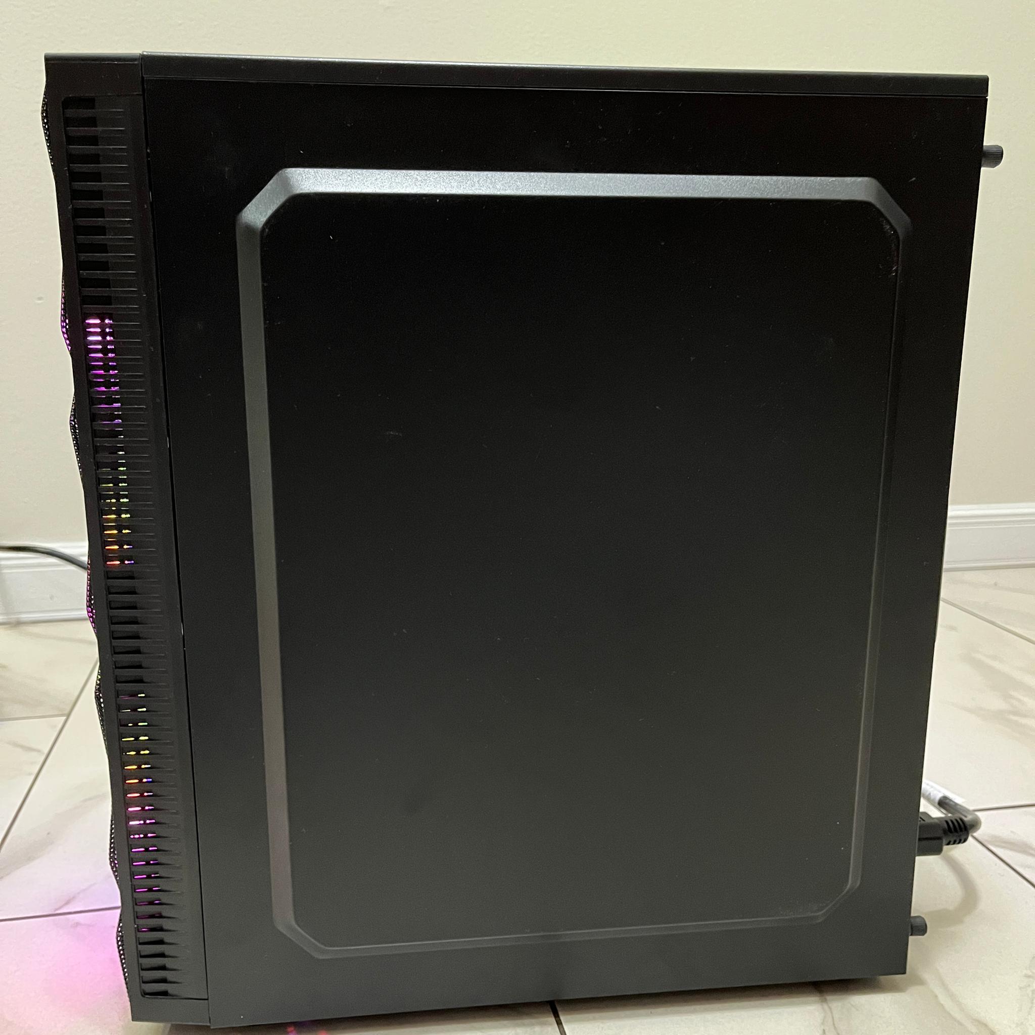 NVIDIA RTX 2060, Intel i7-6700k, 12GB RAM, 870 GB Storage, High FPS RGB Gaming PC w/ Wi-Fi & BT