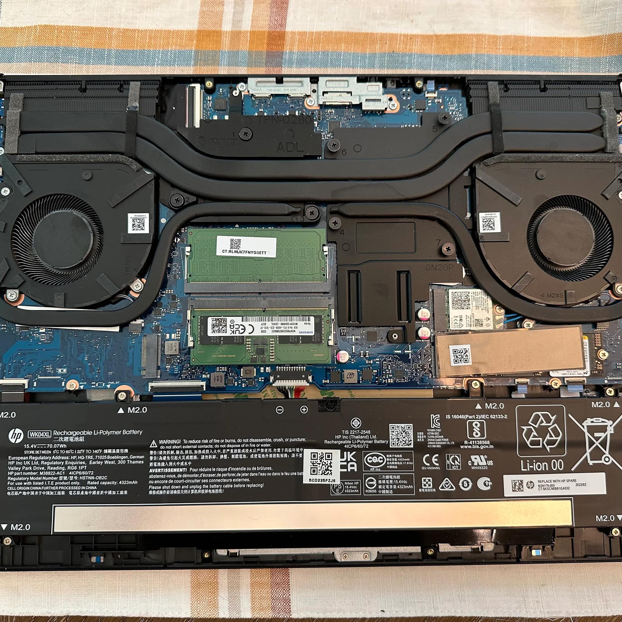 HP Omen 16.1" Gaming Laptop - Nvidia RTX 3050ti, Intel Core i7 12700h, 16gb DDR5 RAM, 1tb SSD