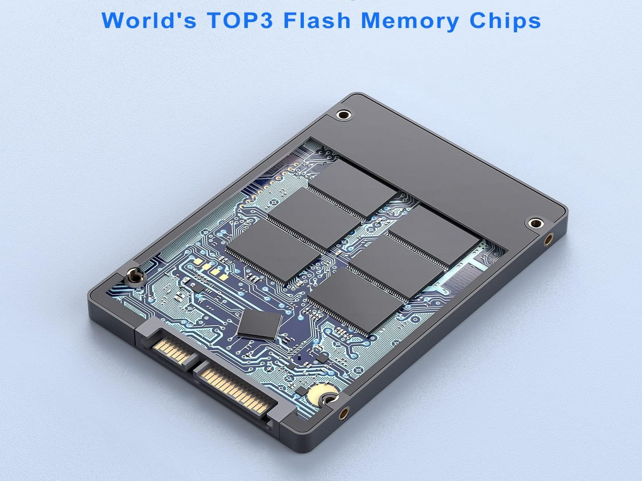 Vansuny 256GB SATA III SSD Internal Solid State Drive 2.5” 3D NAND Flash Up to 500MB/s