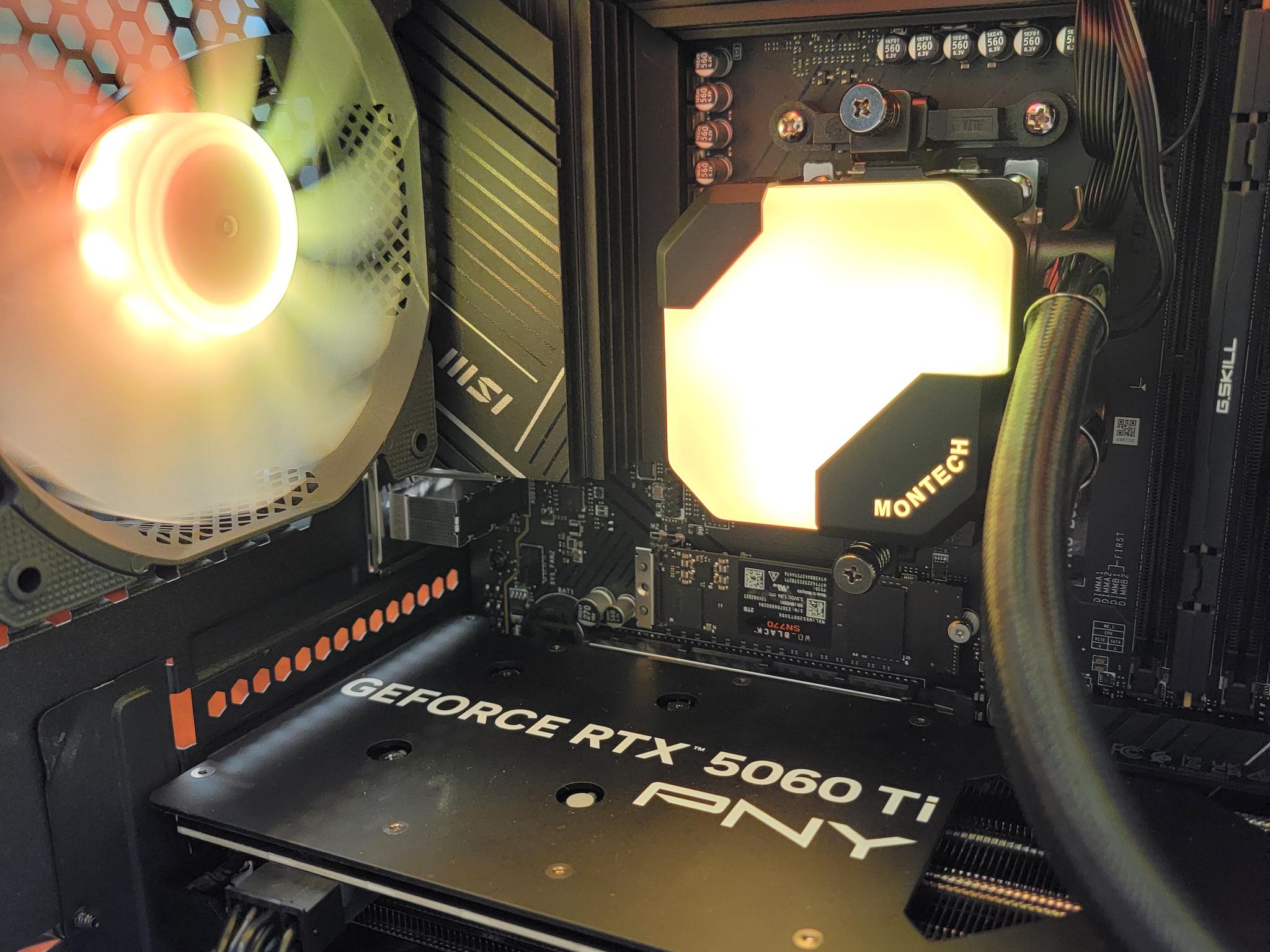 PNY RTX 5060ti 16gb + Ryzen 7700x PC Build #4