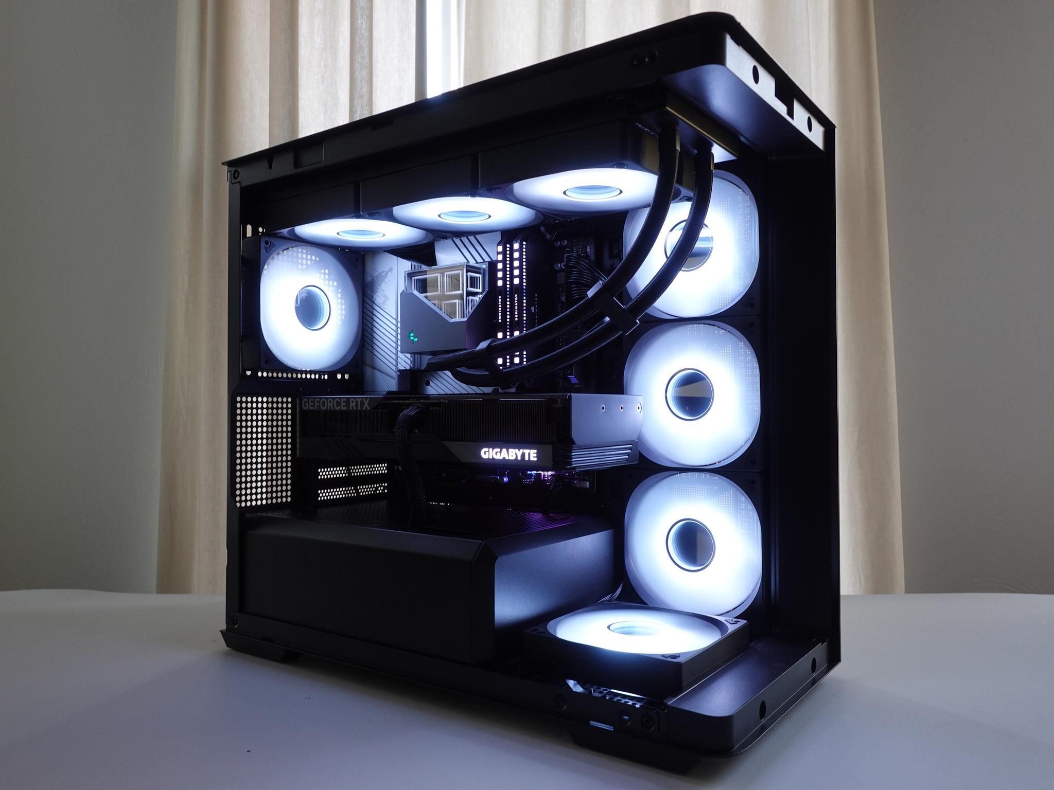 ⚫️🌀 Midnight Black Gaming PC Intel Core i5-13400F GIGABYTE GAMING OC 4070 32GB DDR5-5200 2TB NVMe