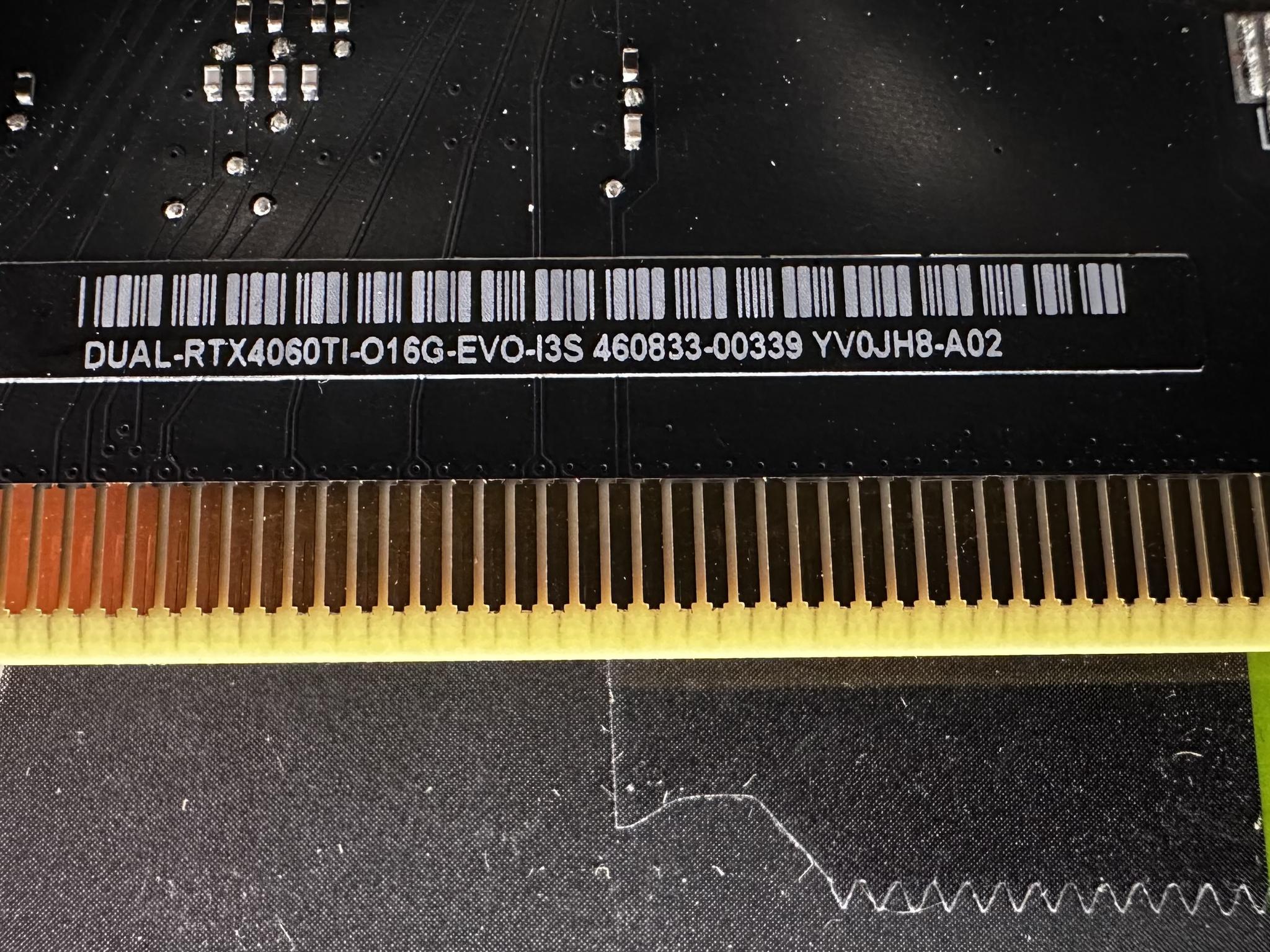 ASUS Dual GeForce RTX™ 4060 Ti EVO OC Edition 16GB GDDR6