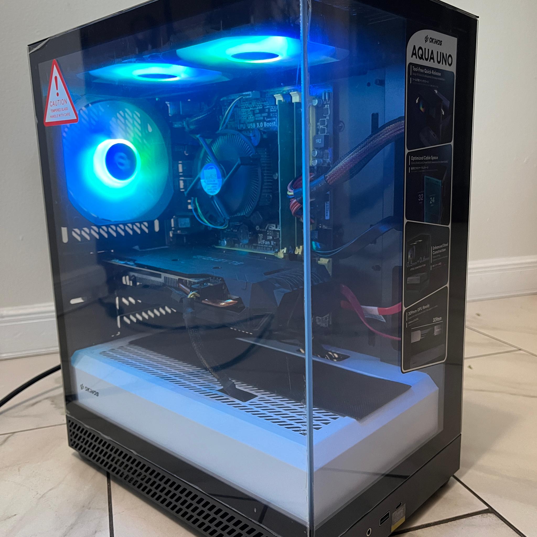 Budget Gaming PC - Intel i7-4790, NVIDIA GTX 1060, 12GB RAM, 1.1TB Storage, w/ Wi-Fi & BT