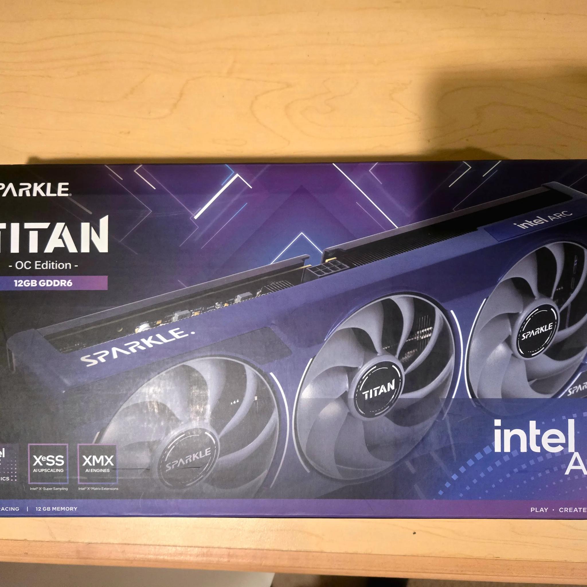 Used Mint - SPARKLE Intel Arc B580 TITAN OC