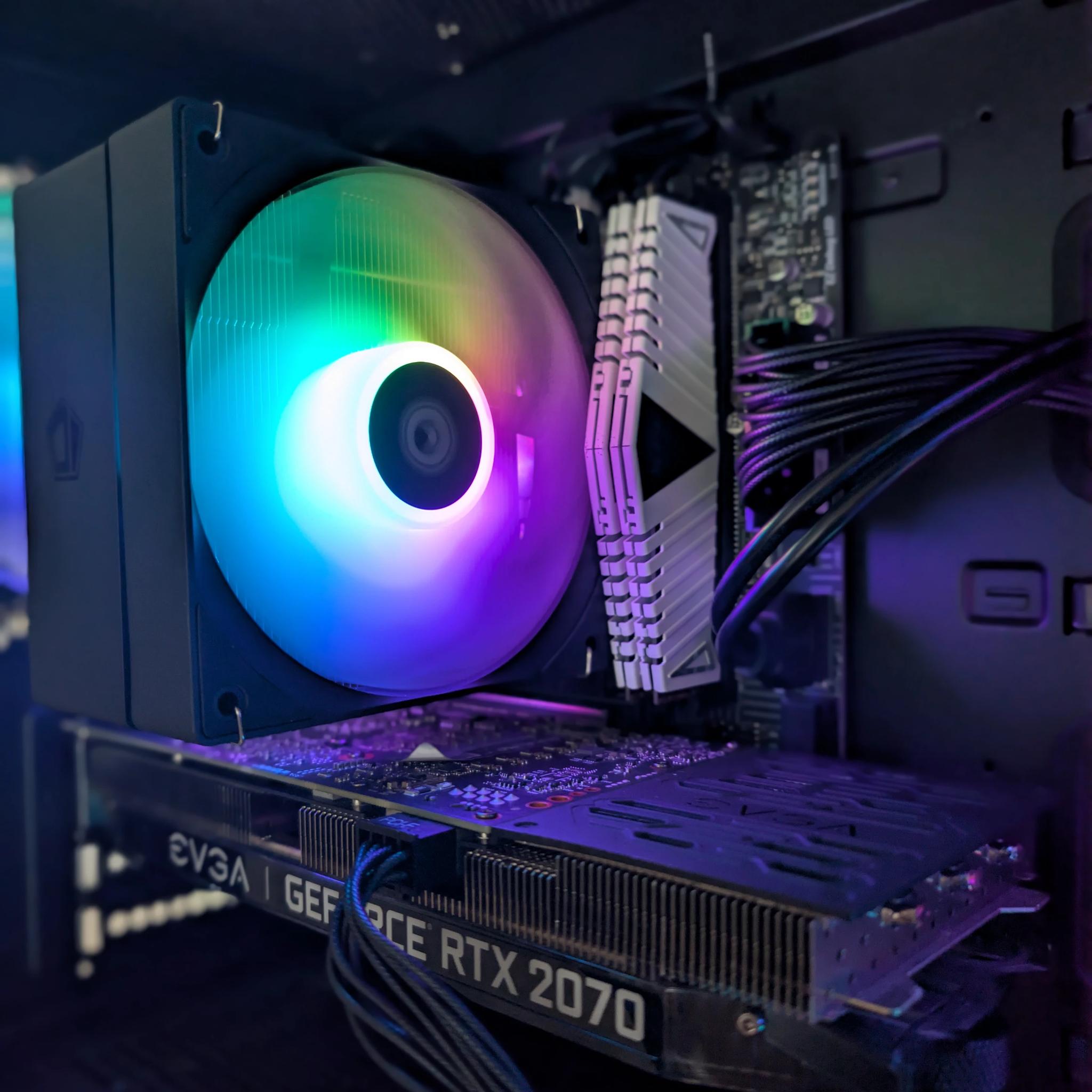 FAST RTX 2070 + i5 Custom RGB Gaming PC