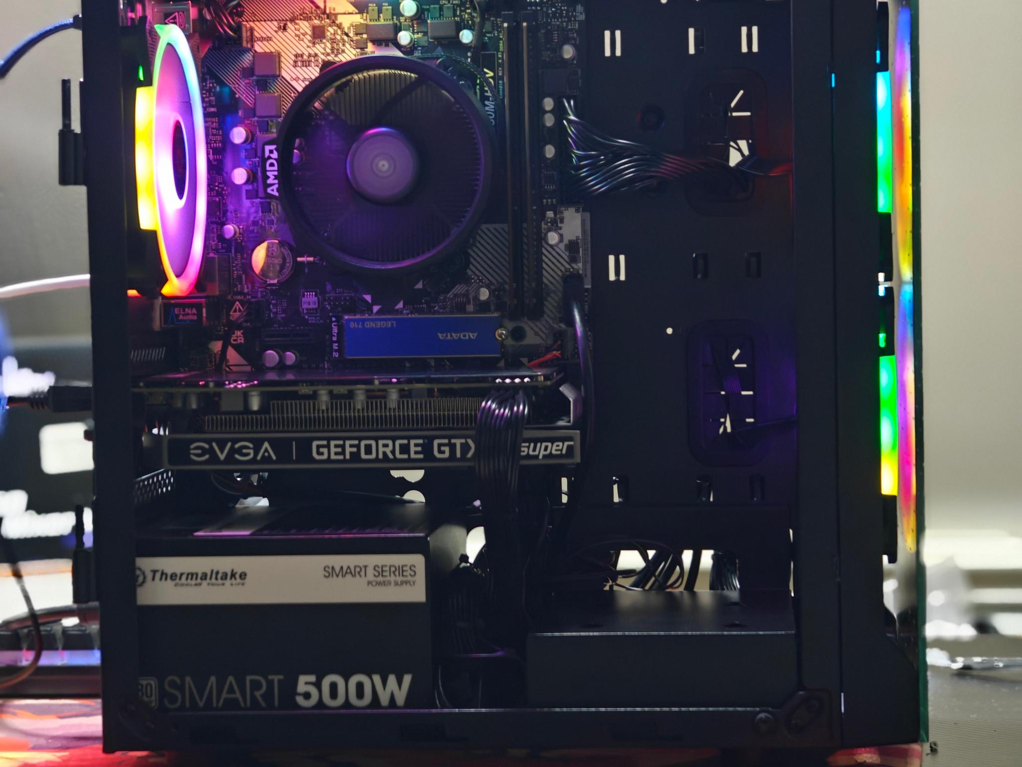 Gaming PC|AMD Ryzen 5 2600|16 GB DDR4 |1 TB NVME SSD|EVGA NVIDIA GEFORCE GTX 1660S|Windows 11 Home