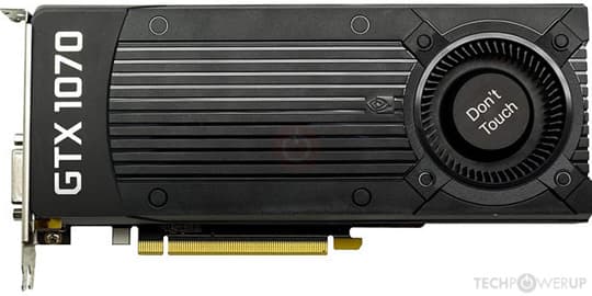 HP GTX 1070 8G GDDR5