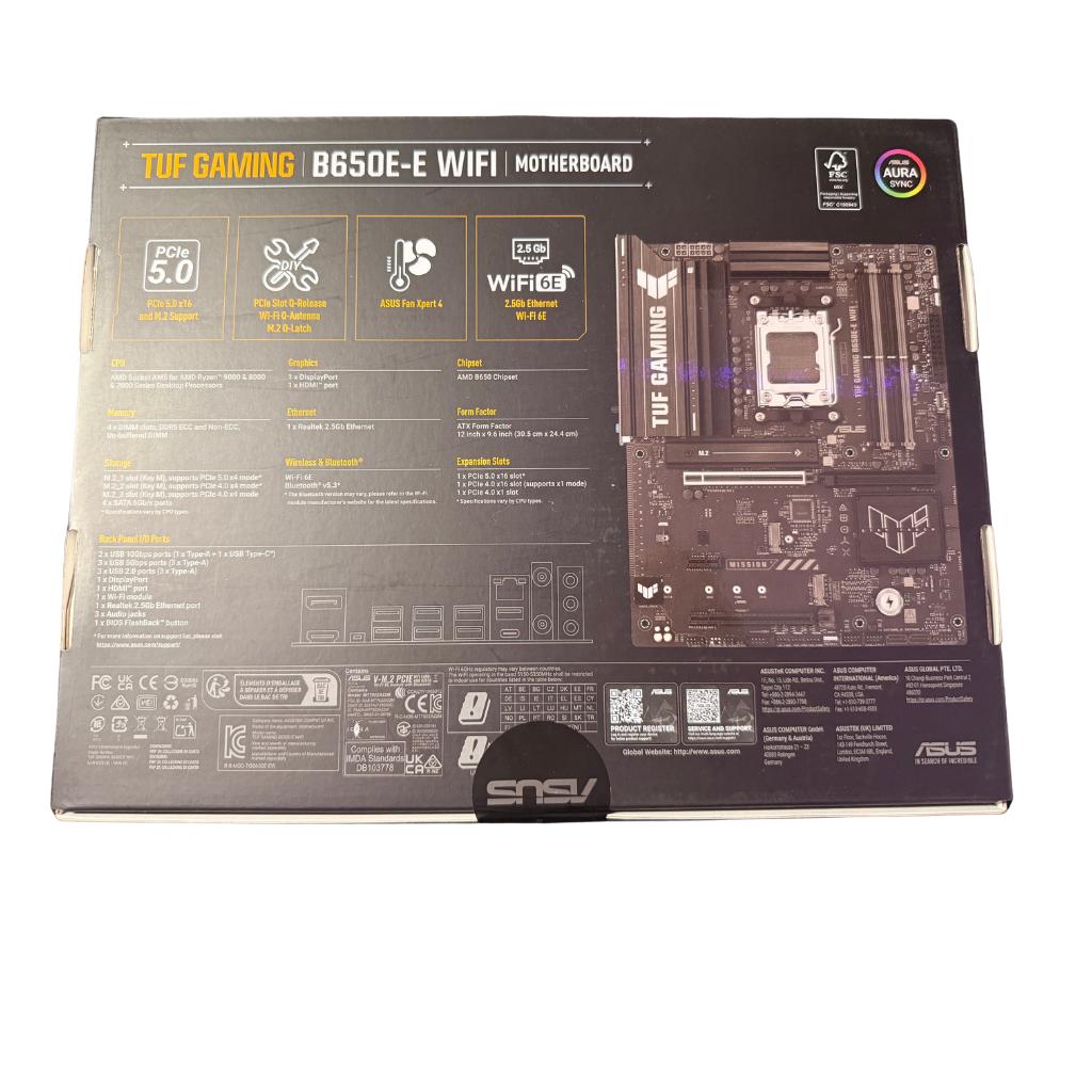 NEW ASUS TUF Gaming B650E-E WIFI Motherboard AM5 - Factory Sealed