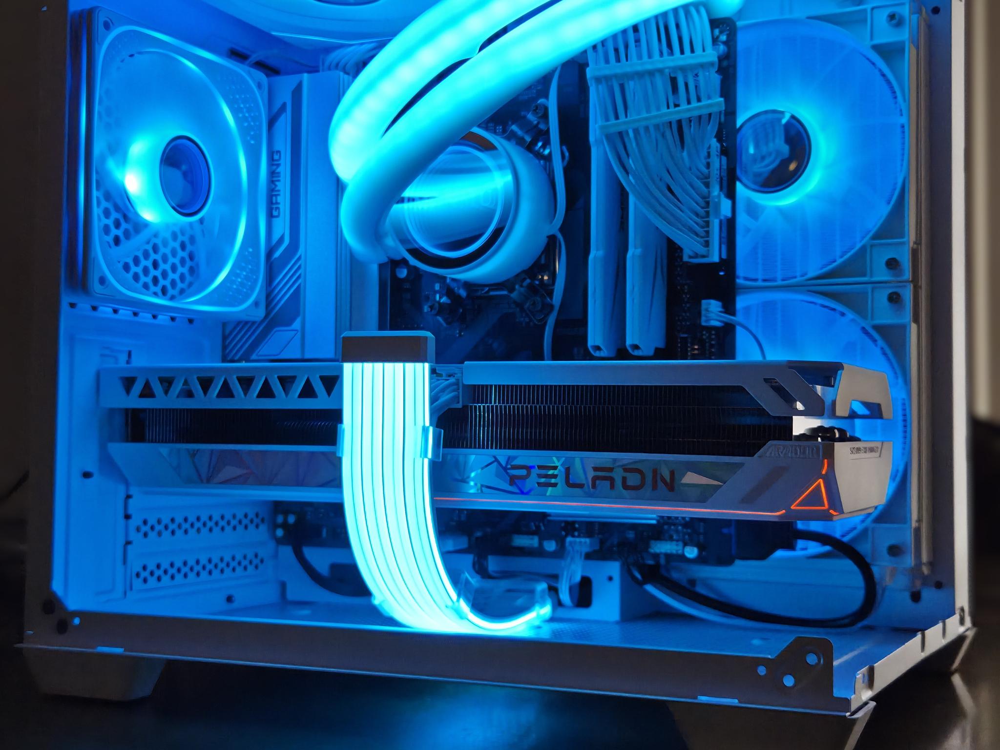 The Igloo!❄️ – Ryzen 5 7500F • RTX 3070 Ti • 32GB DDR5 6000 • 1TB Gen4 NVMe • White RGB Gaming PC