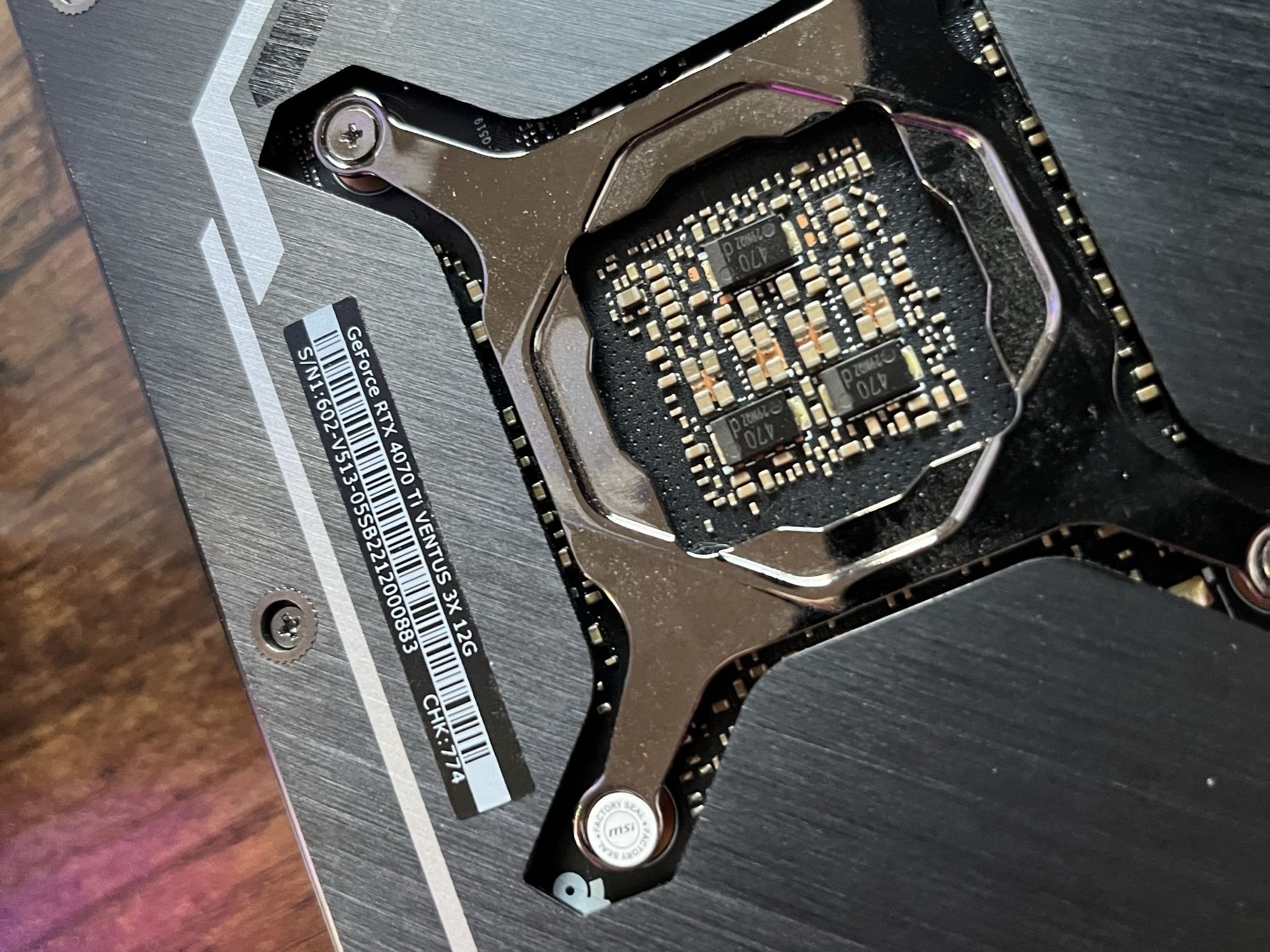 MSI Ventus GeForce RTX 4070 Ti 12GB