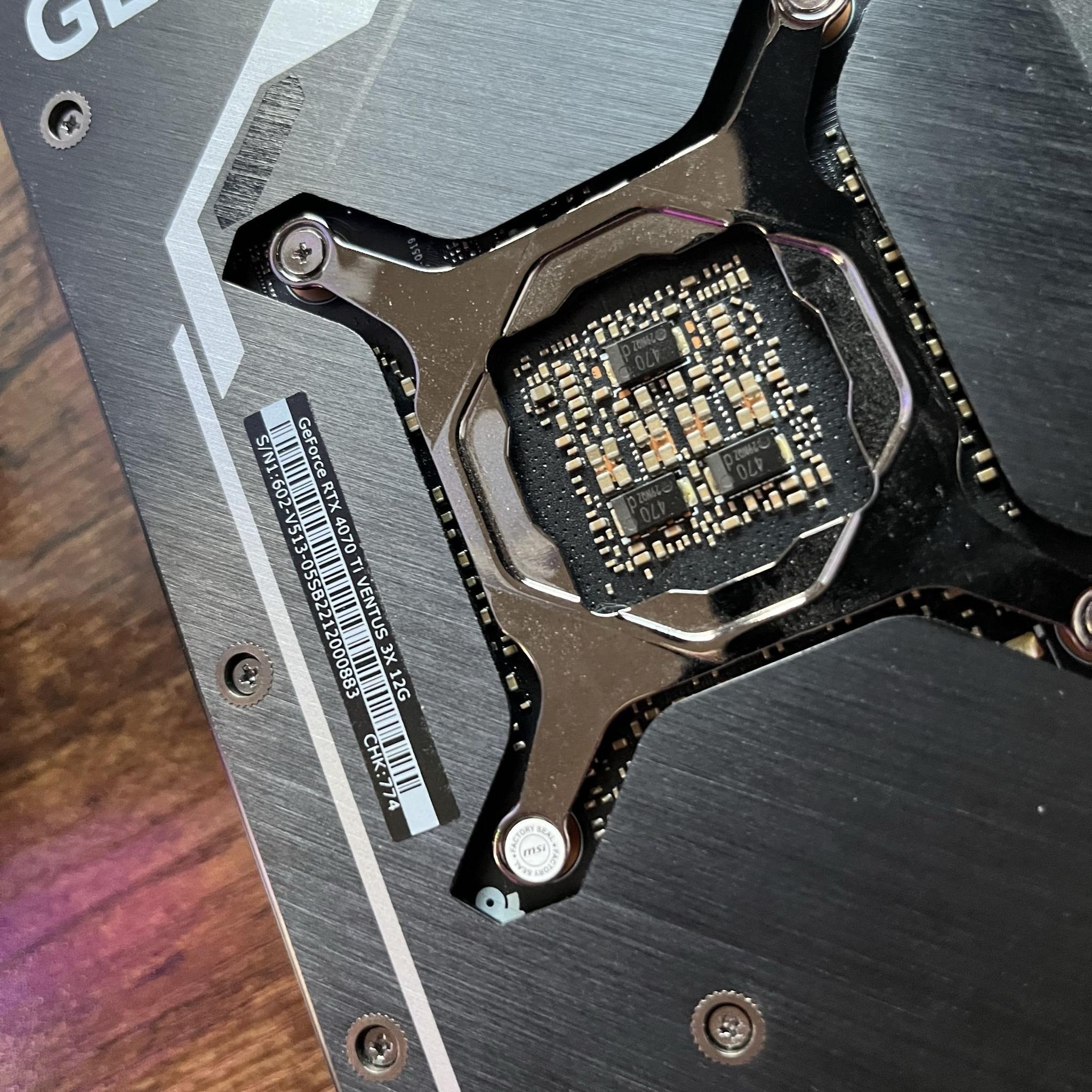 MSI Ventus GeForce RTX 4070 Ti 12GB