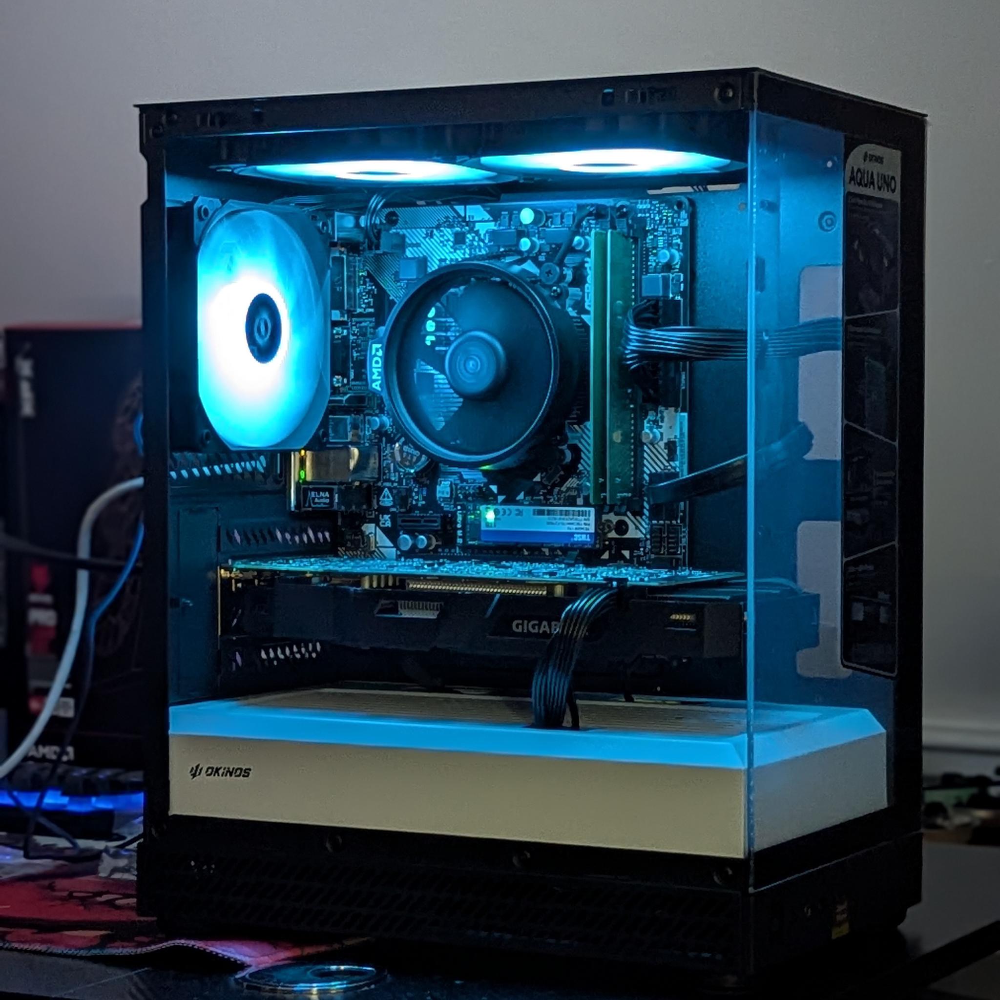 Gaming PC|AMD Ryzen 5 2600|16 GB DDR4|1 TB NVME SSD M.2|NVIDIA GEFORCE GTX 1070 8 GB|Windows 11 Home