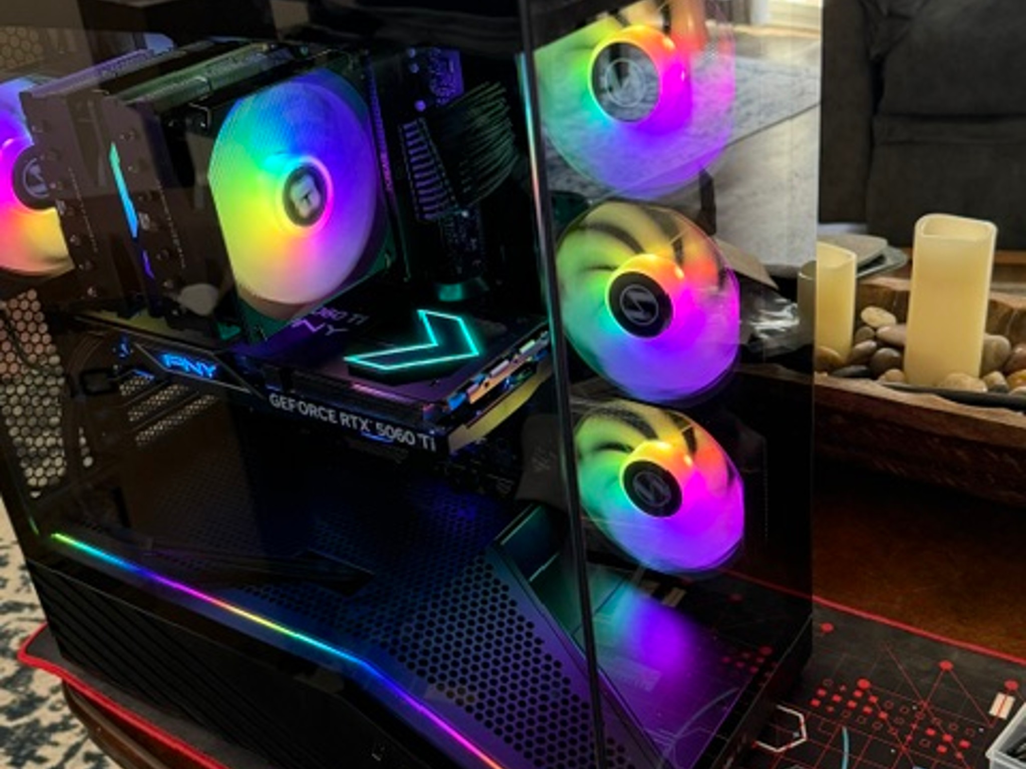 Custom Gaming PC  5060ti 16GB  and 9700X