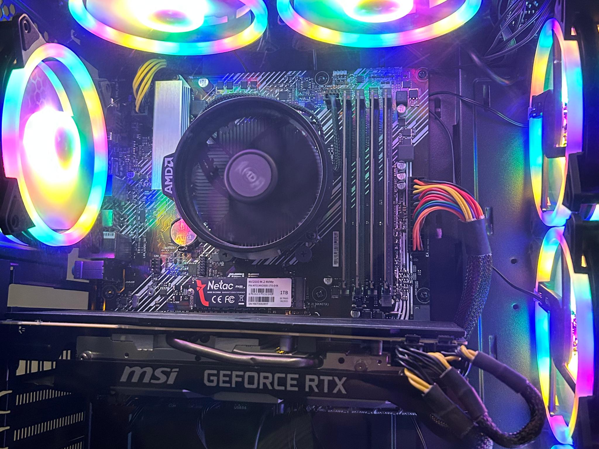 RTX Gaming PC - Ryzen 5 3600 32GB RAM 1TB NVMe SSD NVidia RTX 2070 SUPER